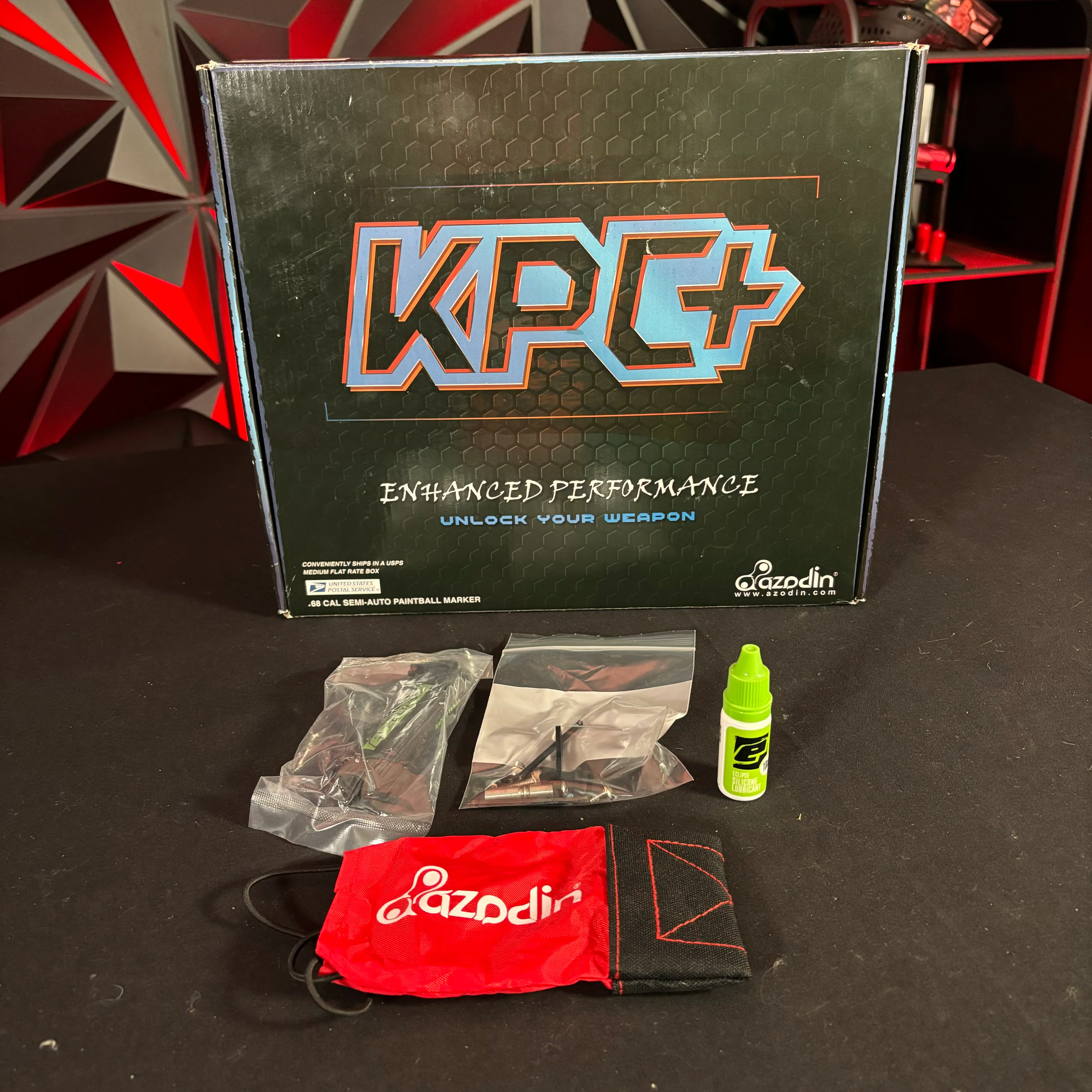 Used Azodin KCP+ Pump Paintball Gun - Teal/Black - Image 8
