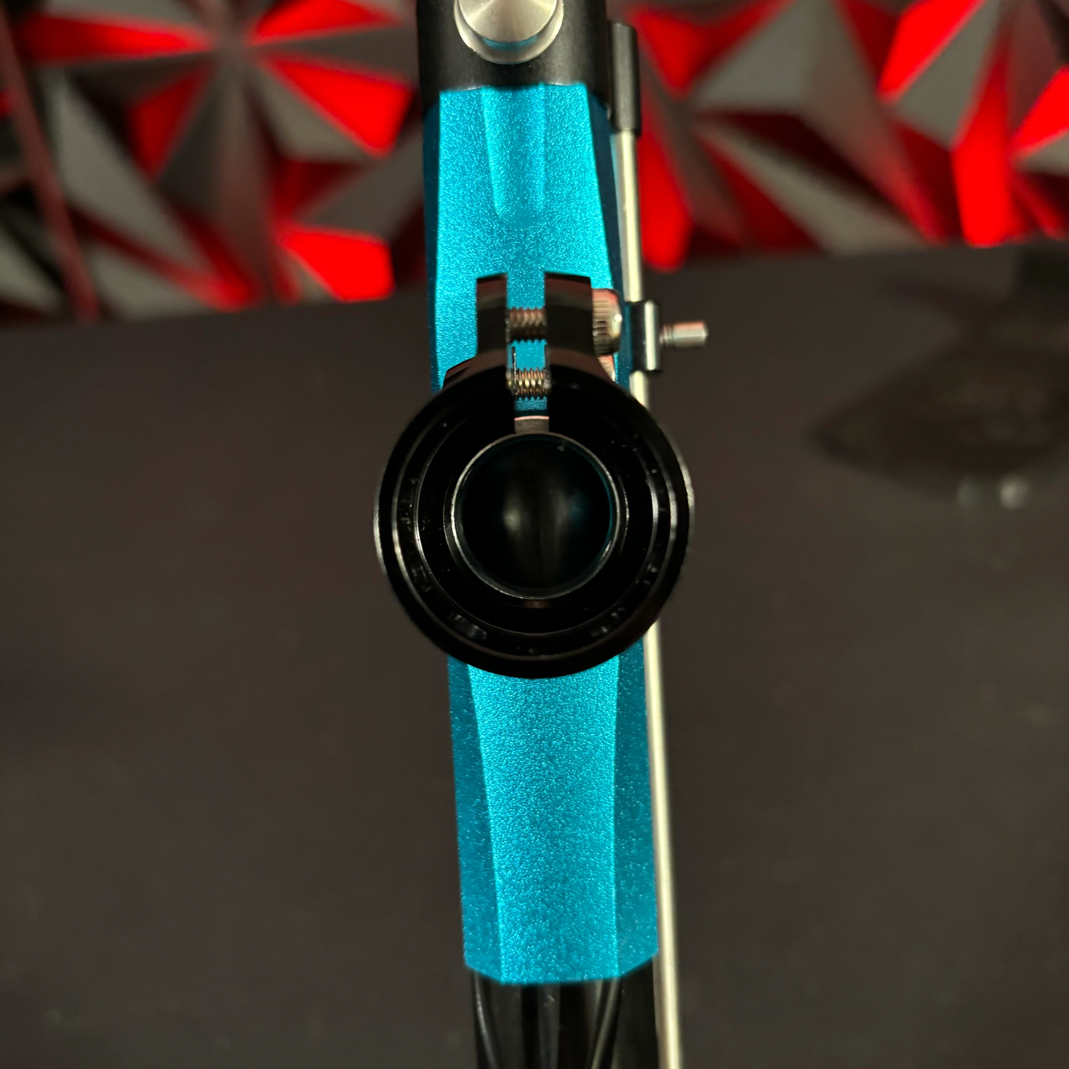 Used Azodin KCP+ Pump Paintball Gun - Teal/Black - Image 9