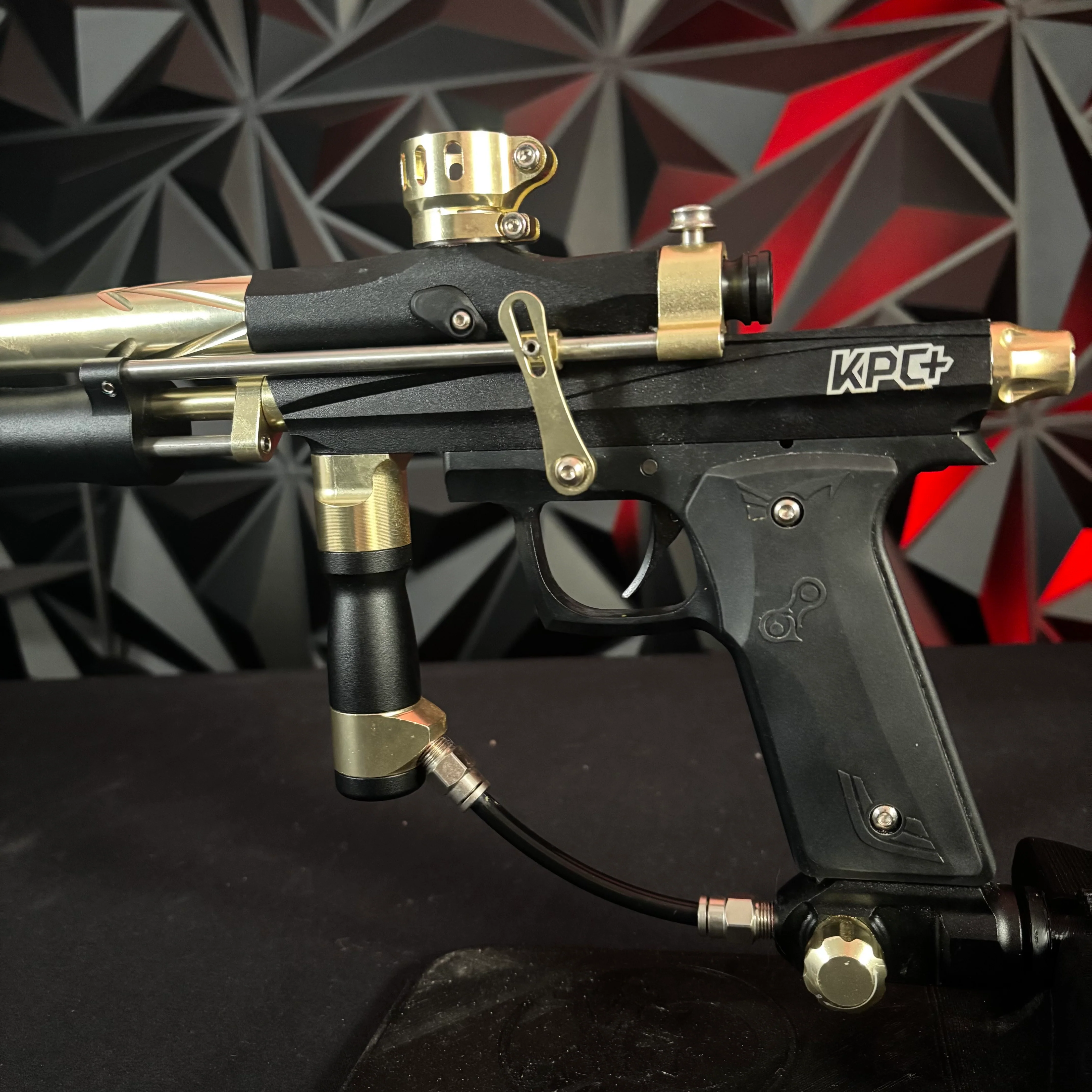 Used Azodin KPC+ Pump Paintball Gun - Black / Gold - Image 3