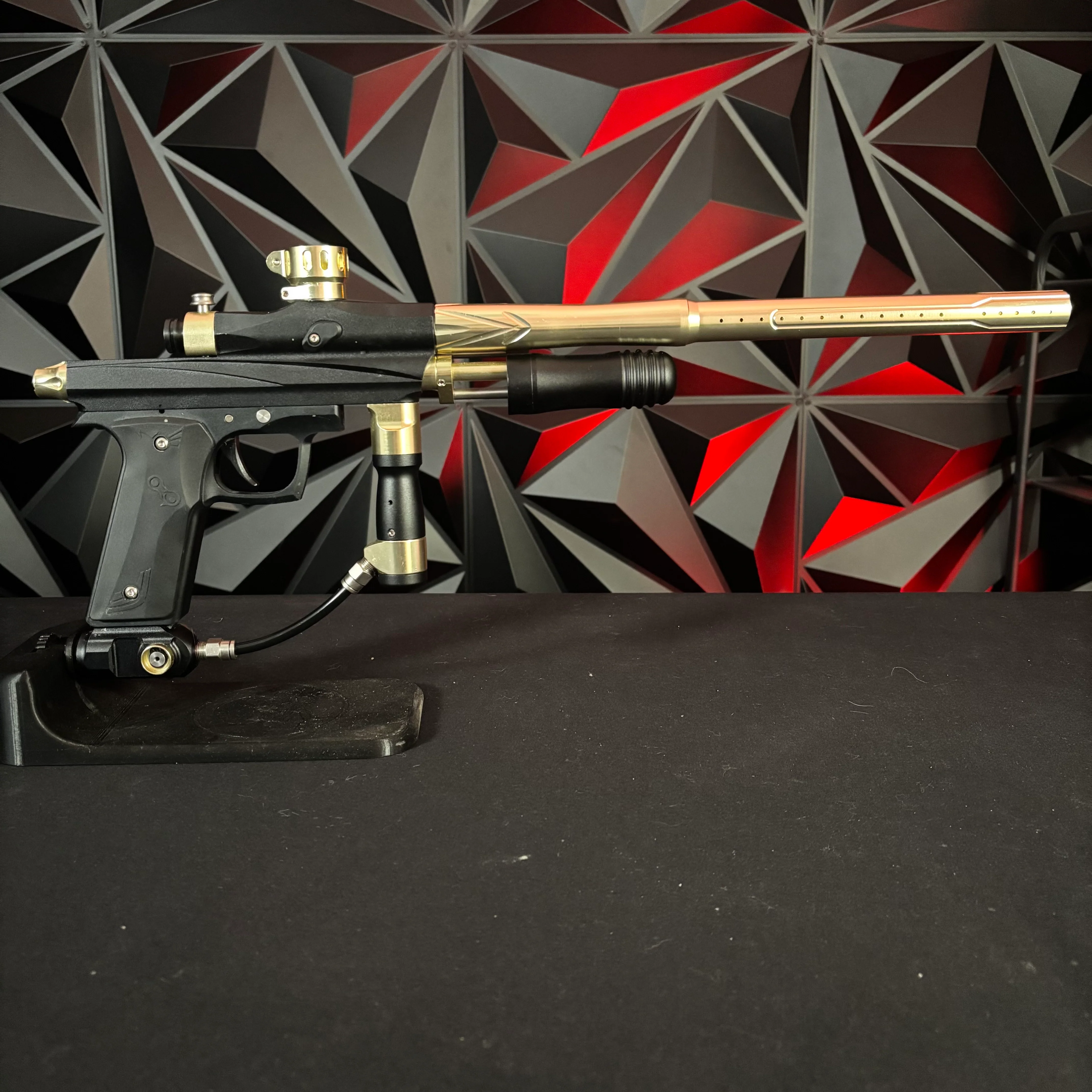 Used Azodin KPC+ Pump Paintball Gun - Black / Gold - Image 6