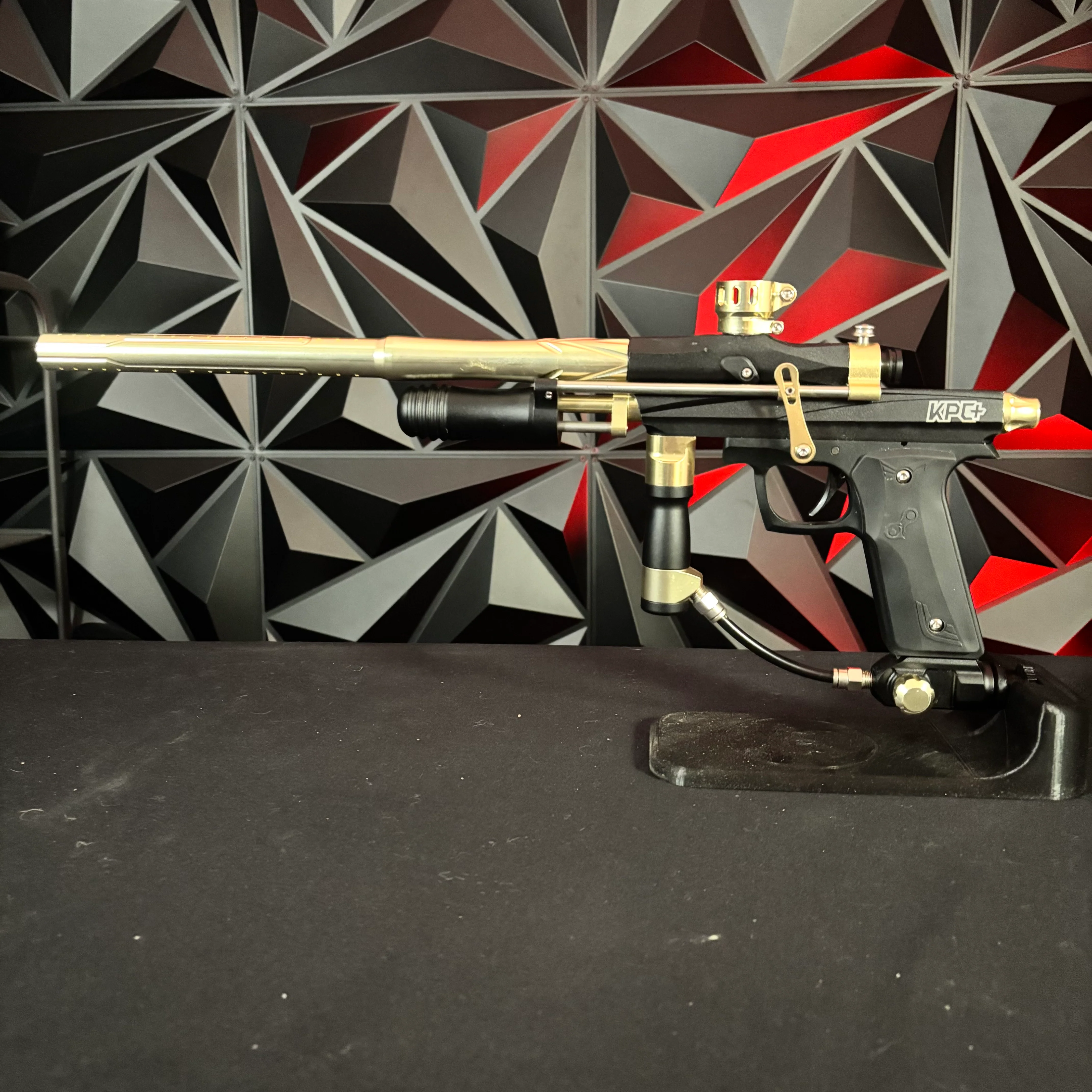 Used Azodin KPC+ Pump Paintball Gun - Black / Gold - Image 7