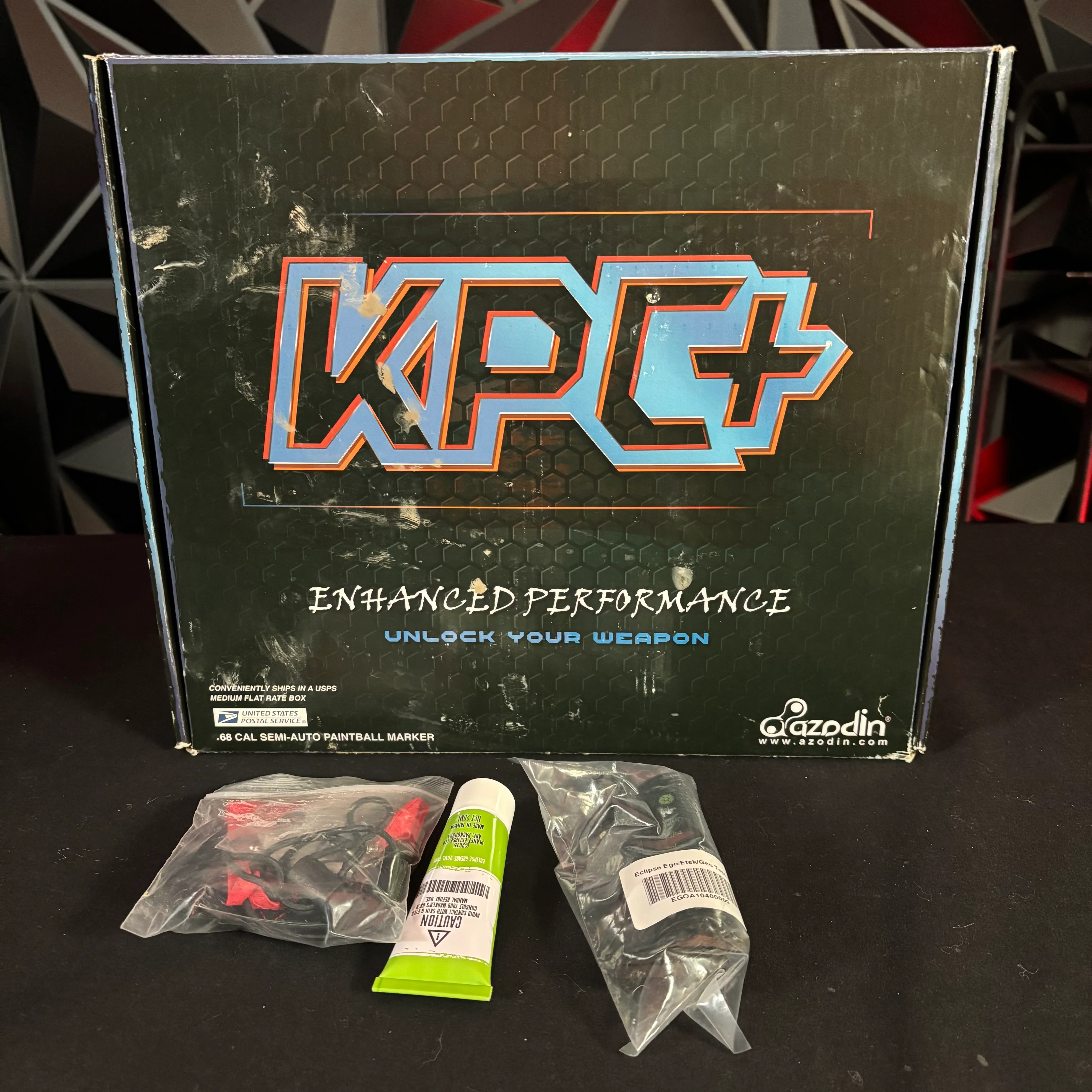 Used Azodin KPC+ Pump Paintball Gun - Black / Gold - Image 8