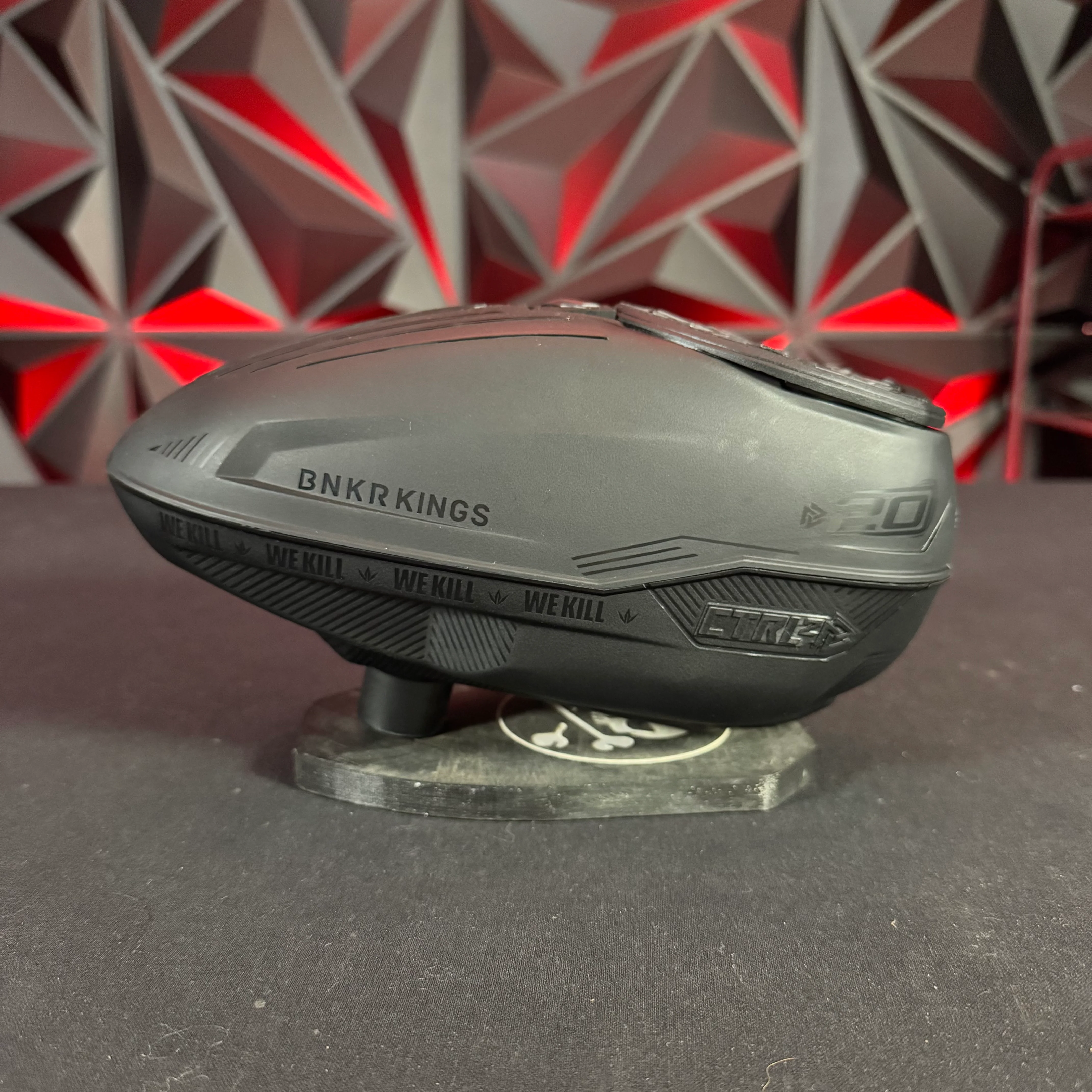 Used BNKR KINGS CTRL 2 Paintball Loader - Black - Image 2