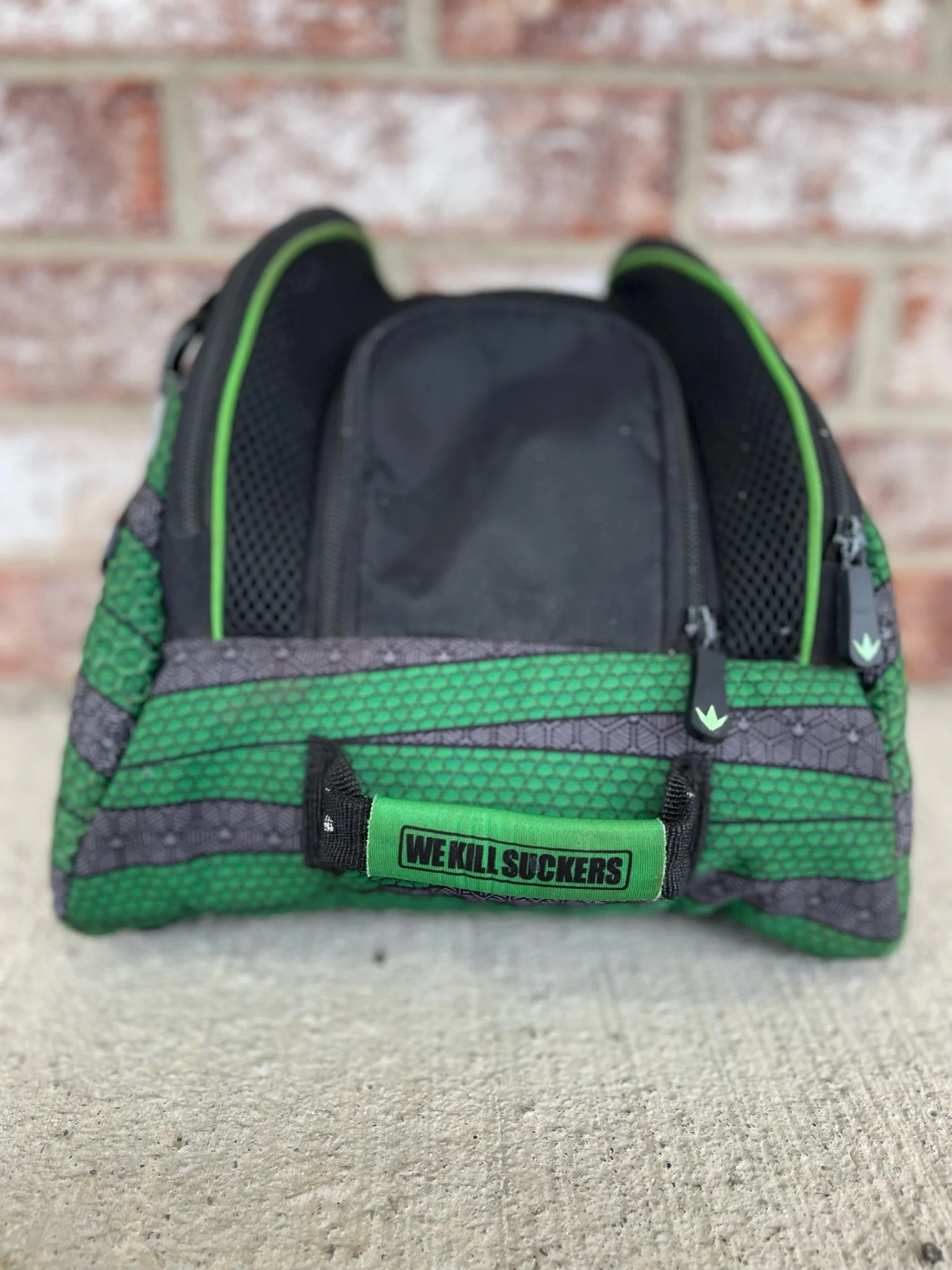 Used BNKR KINGS Goggle Bag - Green/Black - Image 4