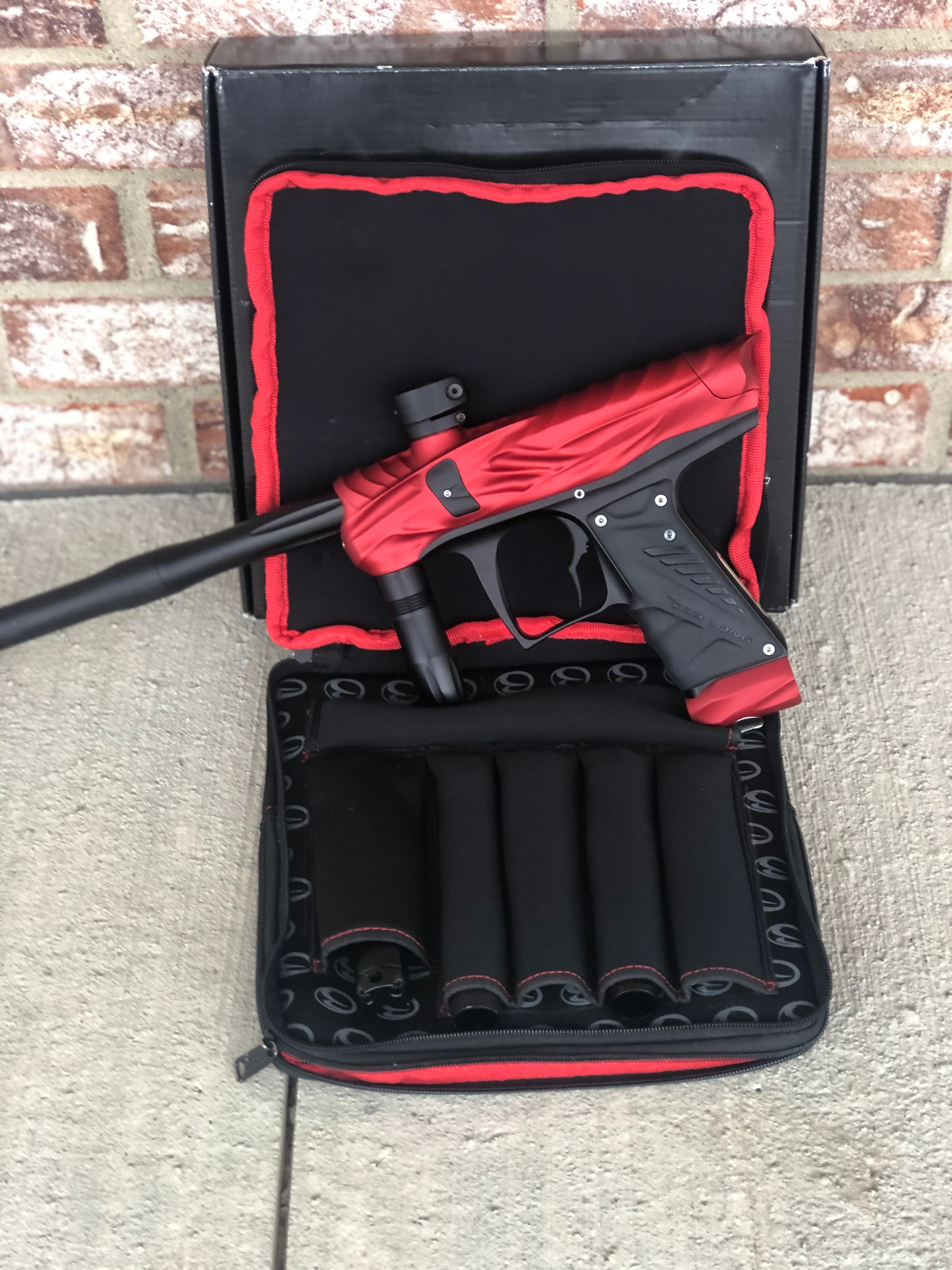 Used Bob Long Reptile Paintball Marker - Dust Red - Image 3