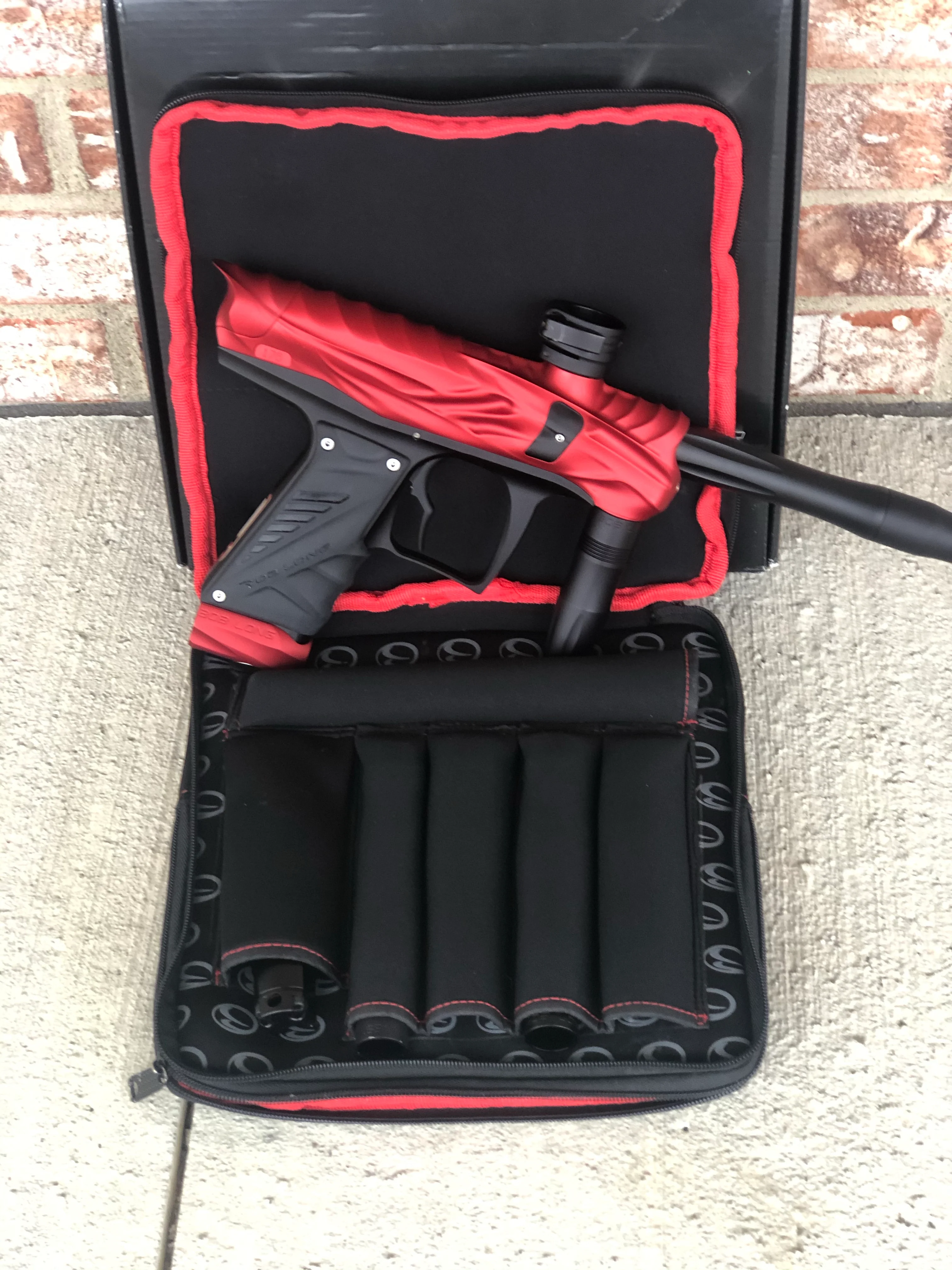 Used Bob Long Reptile Paintball Marker - Dust Red - Image 7