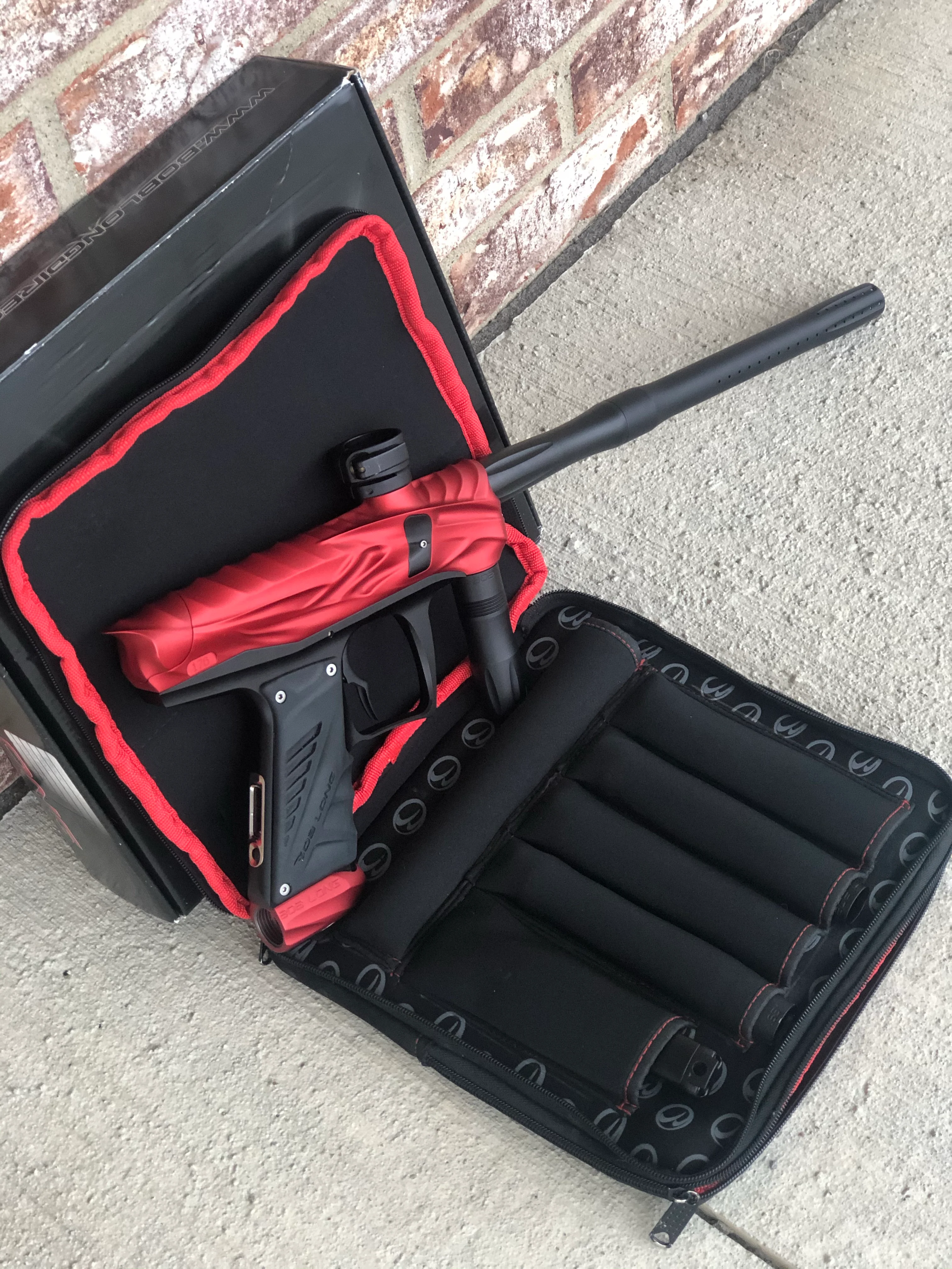 Used Bob Long Reptile Paintball Marker - Dust Red - Image 8