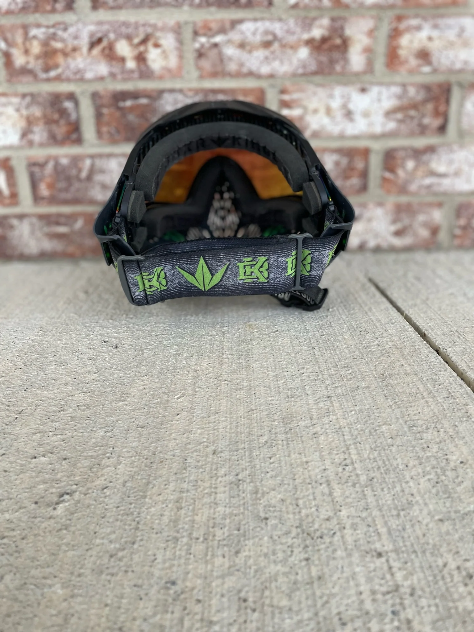 Used Bunker Kings CMD Paintball Mask - Black Acid - Image 5
