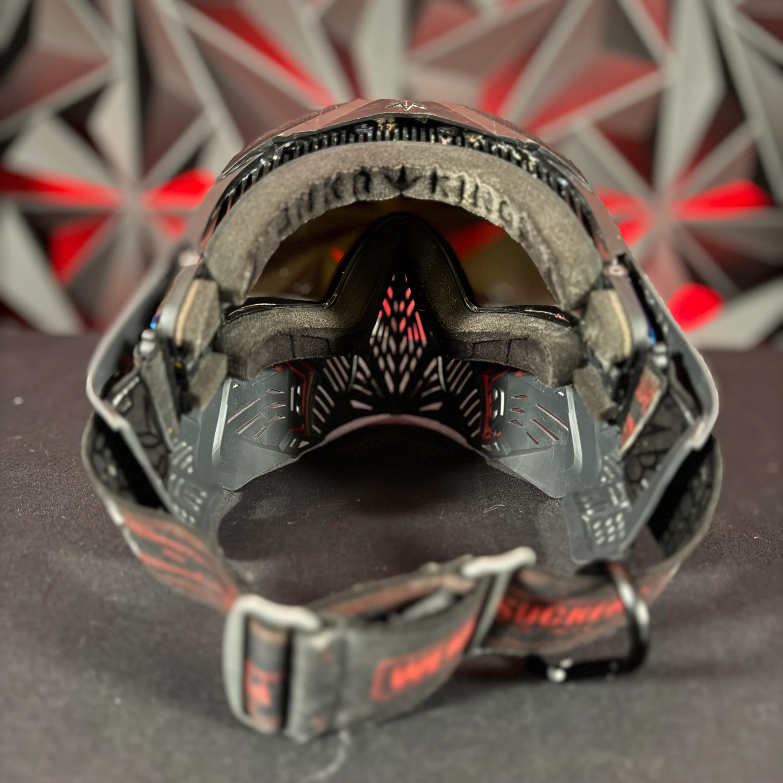 Used Bunker Kings CMD Paintball Mask - Black Demon - Image 4