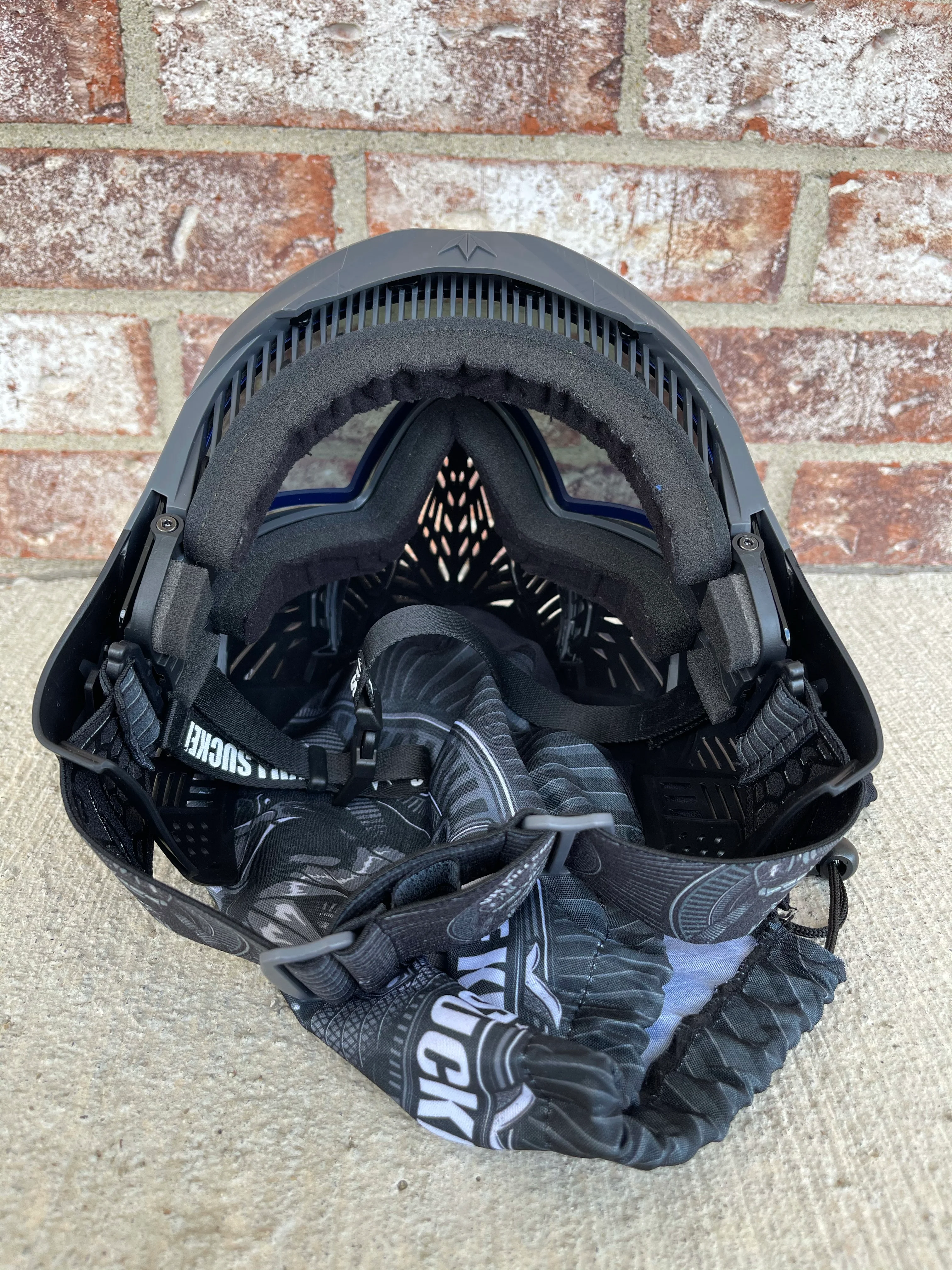Used Bunker Kings CMD Paintball Mask - Black Ninja - Image 3