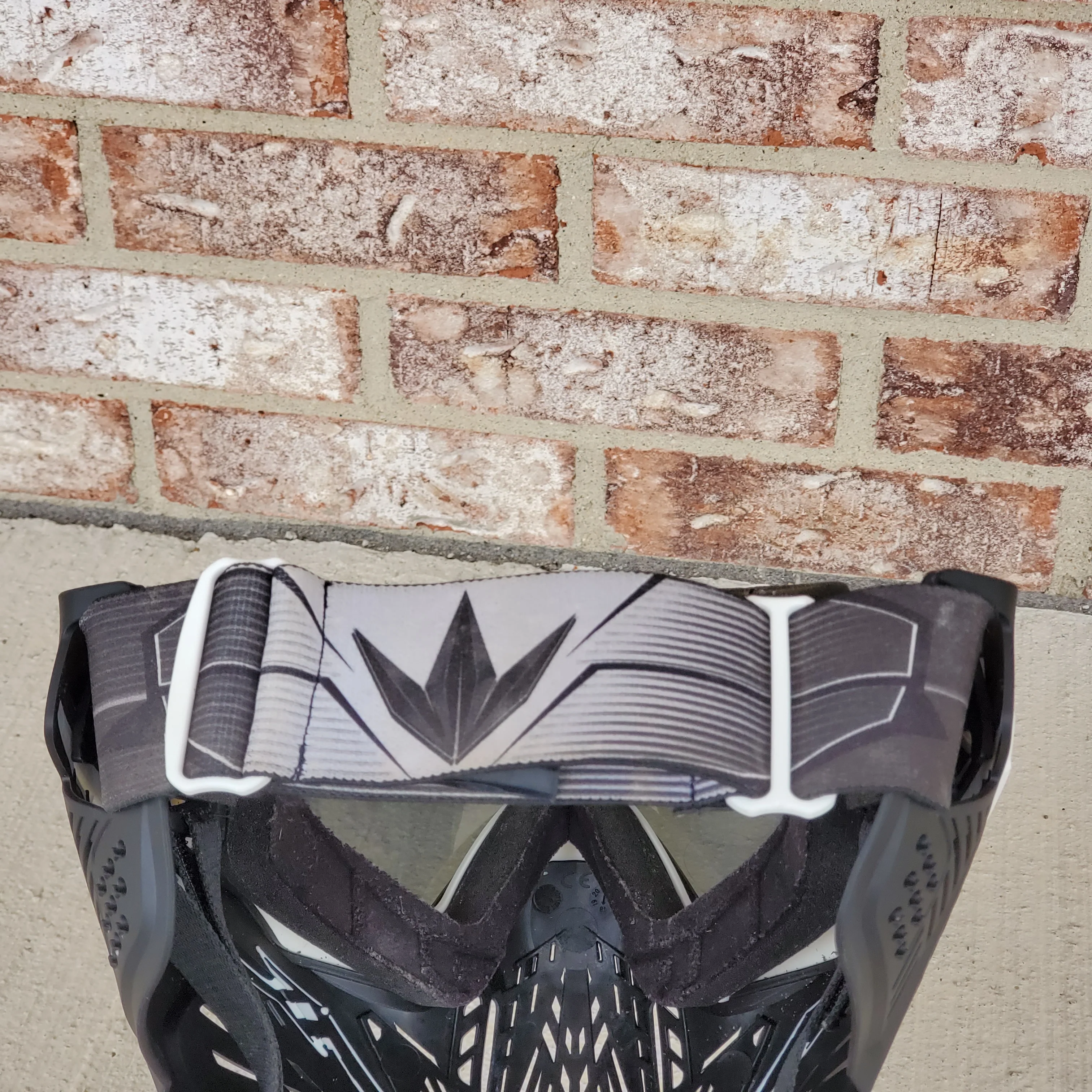 Used Bunker Kings CMD Paintball Mask - Black Storm - Image 4