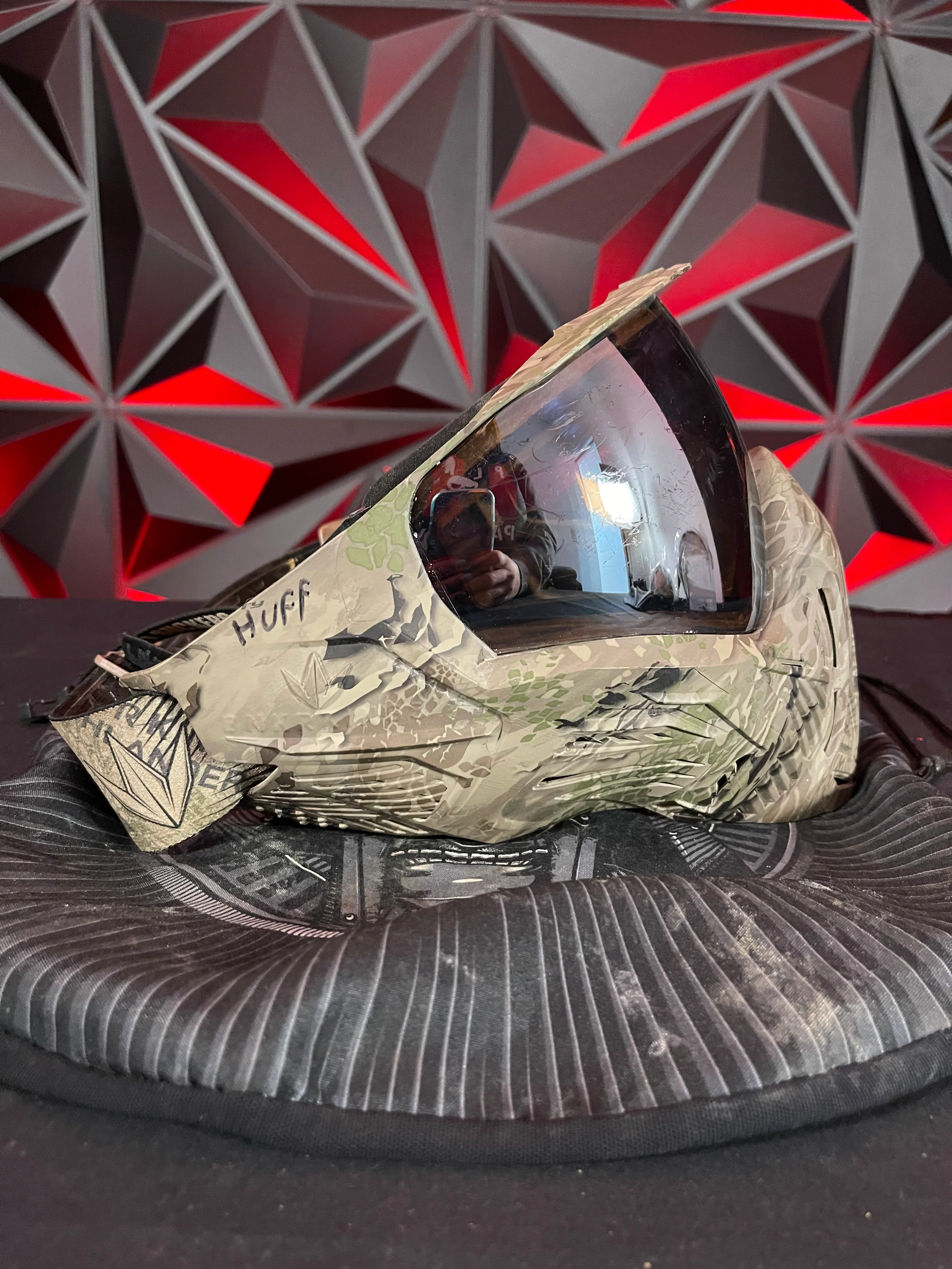 Used Bunker Kings CMD Paintball Mask - Highland Camo - Image 3