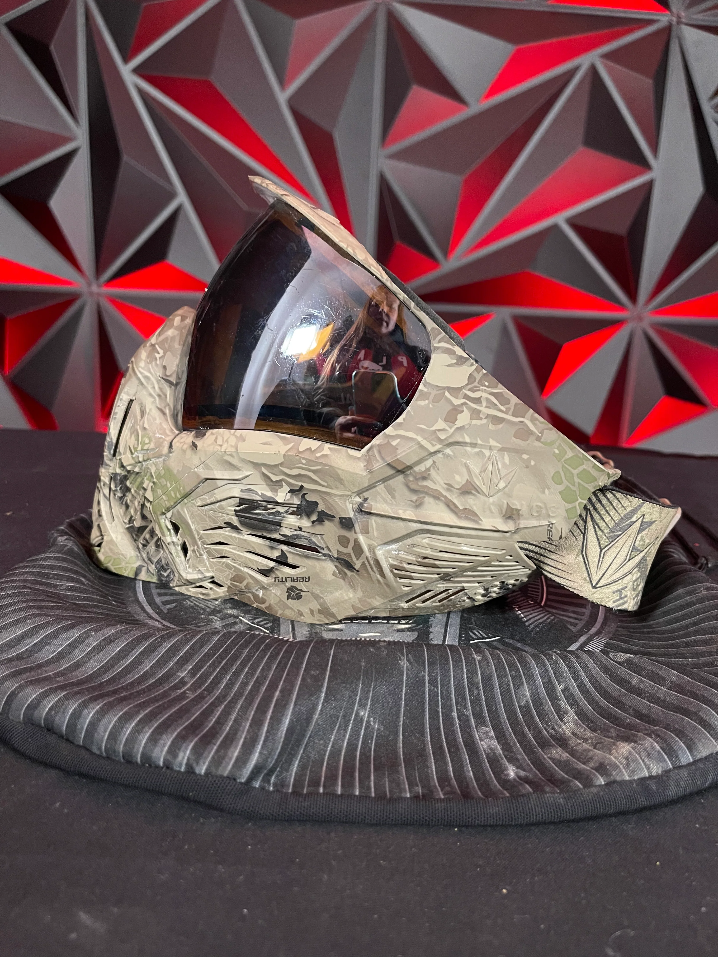 Used Bunker Kings CMD Paintball Mask - Highland Camo - Image 4