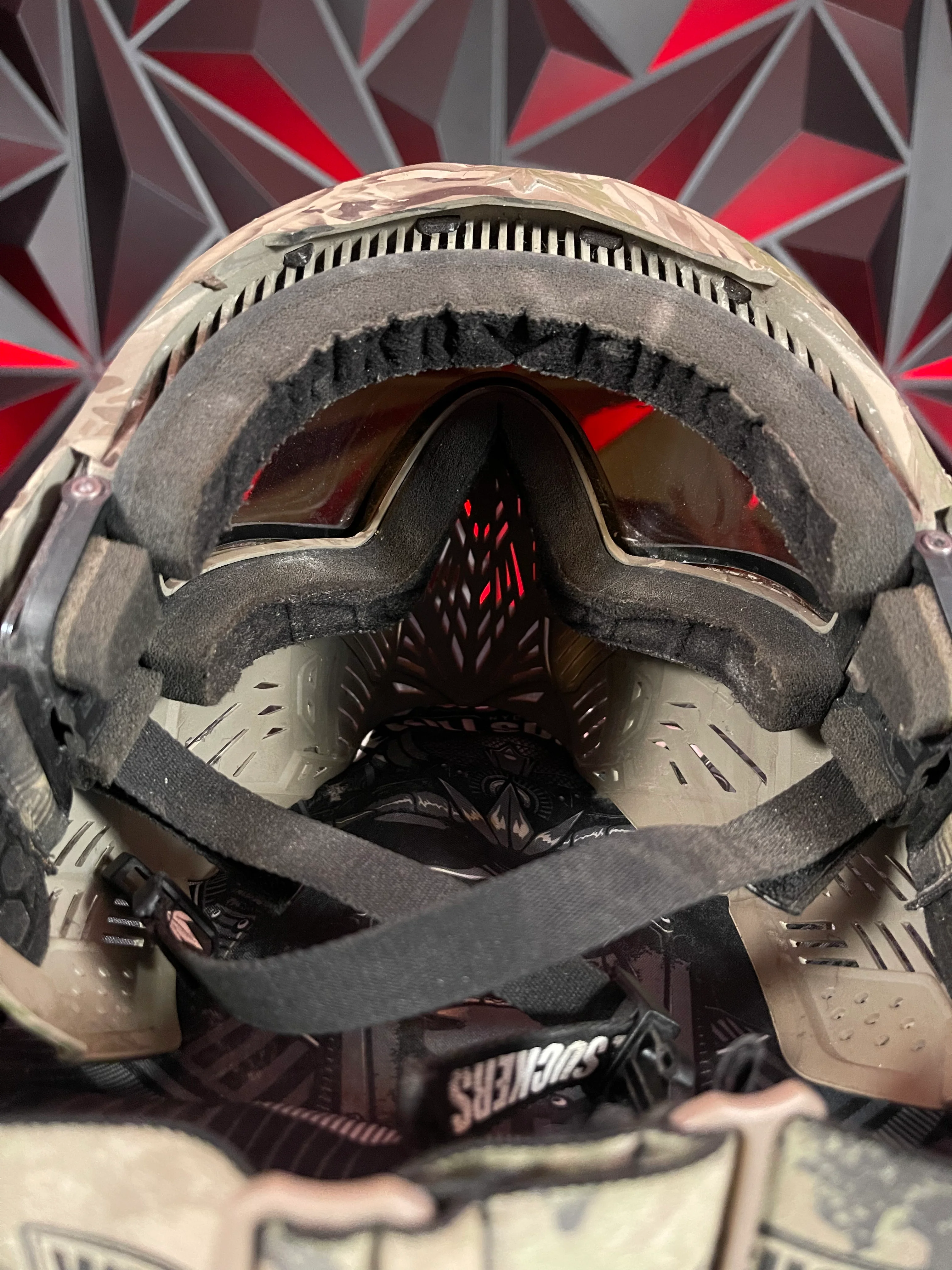 Used Bunker Kings CMD Paintball Mask - Highland Camo - Image 5