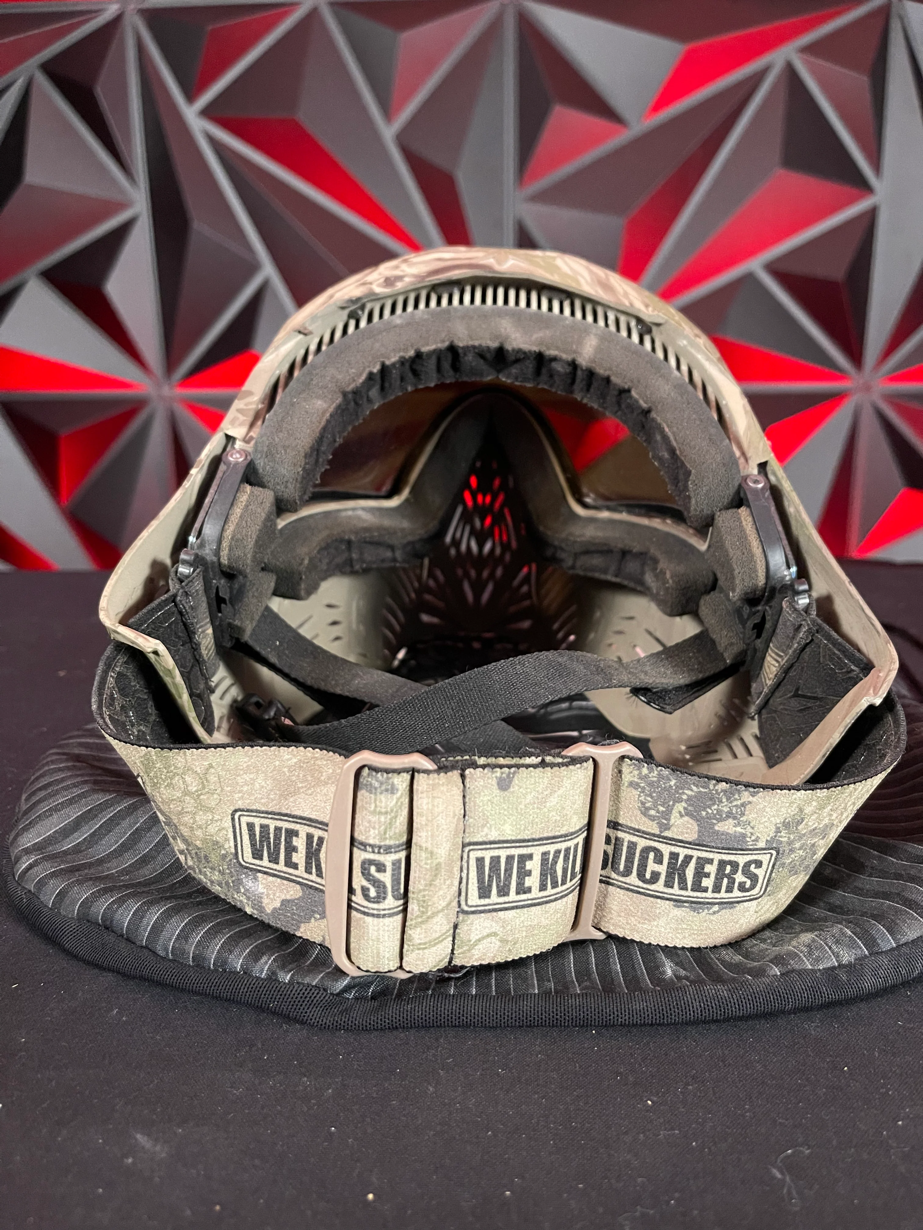 Used Bunker Kings CMD Paintball Mask - Highland Camo - Image 6