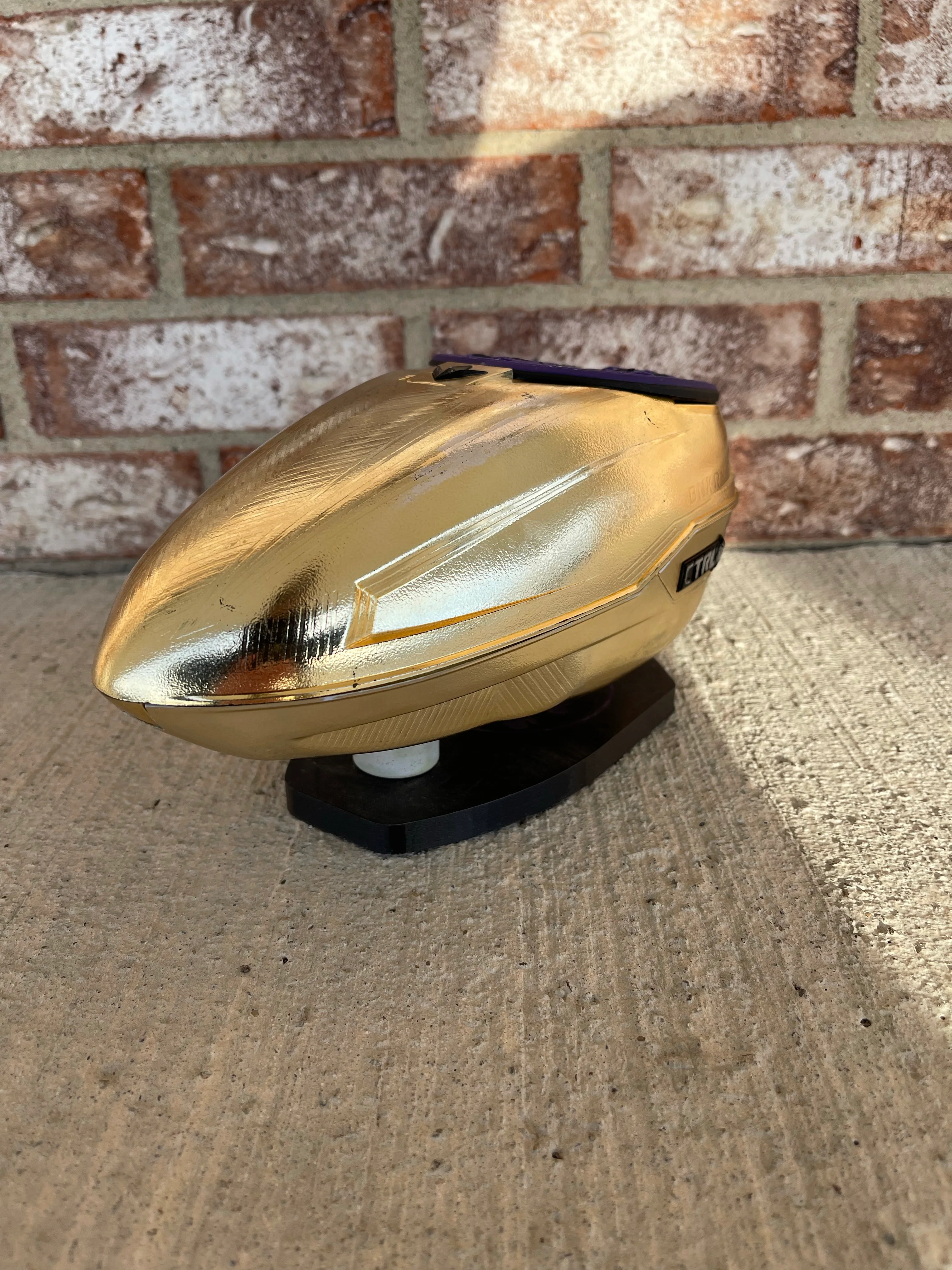 Used Bunker Kings CTRL Paintball Loader - Gold - Image 2
