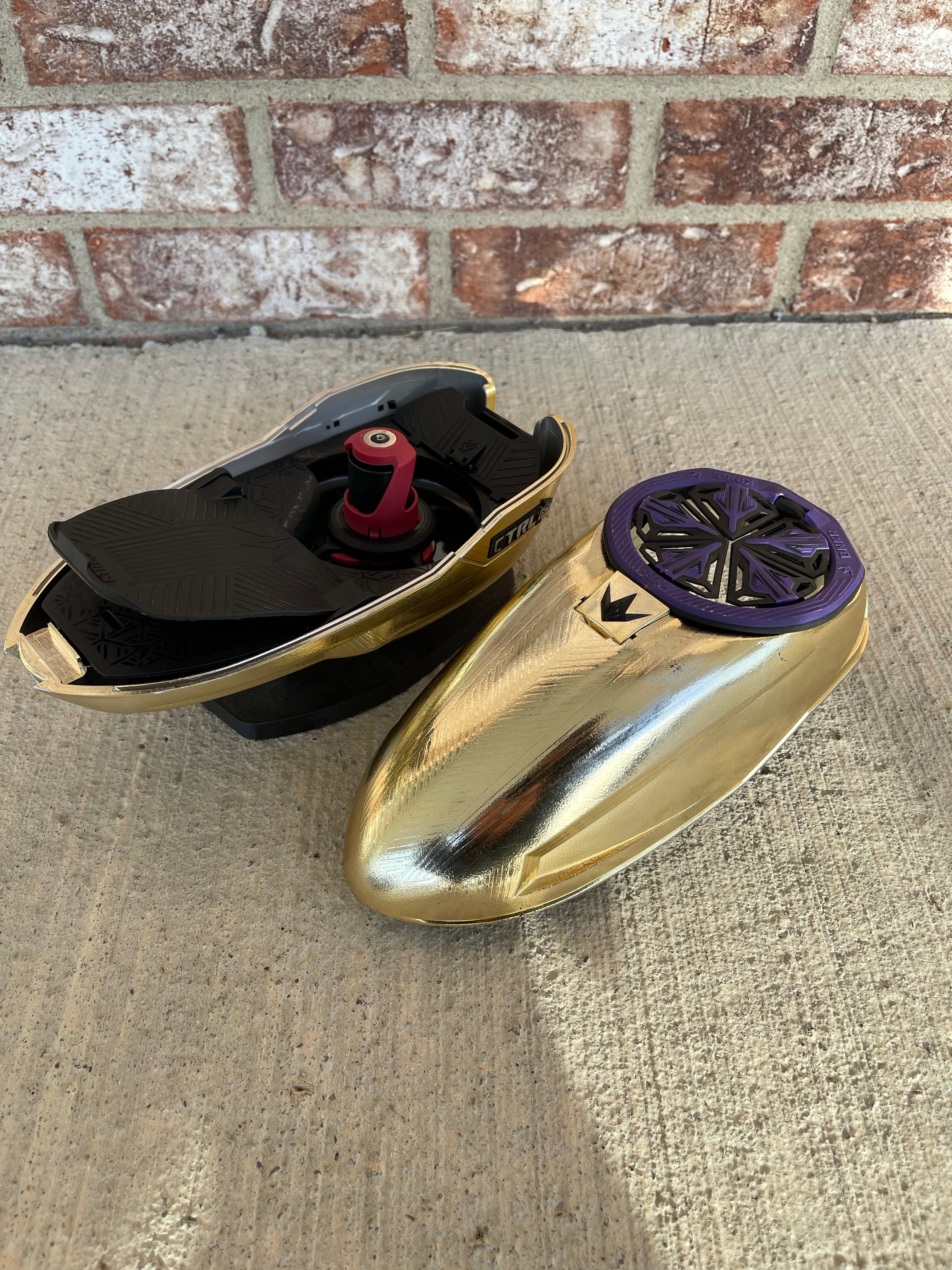 Used Bunker Kings CTRL Paintball Loader - Gold - Image 4