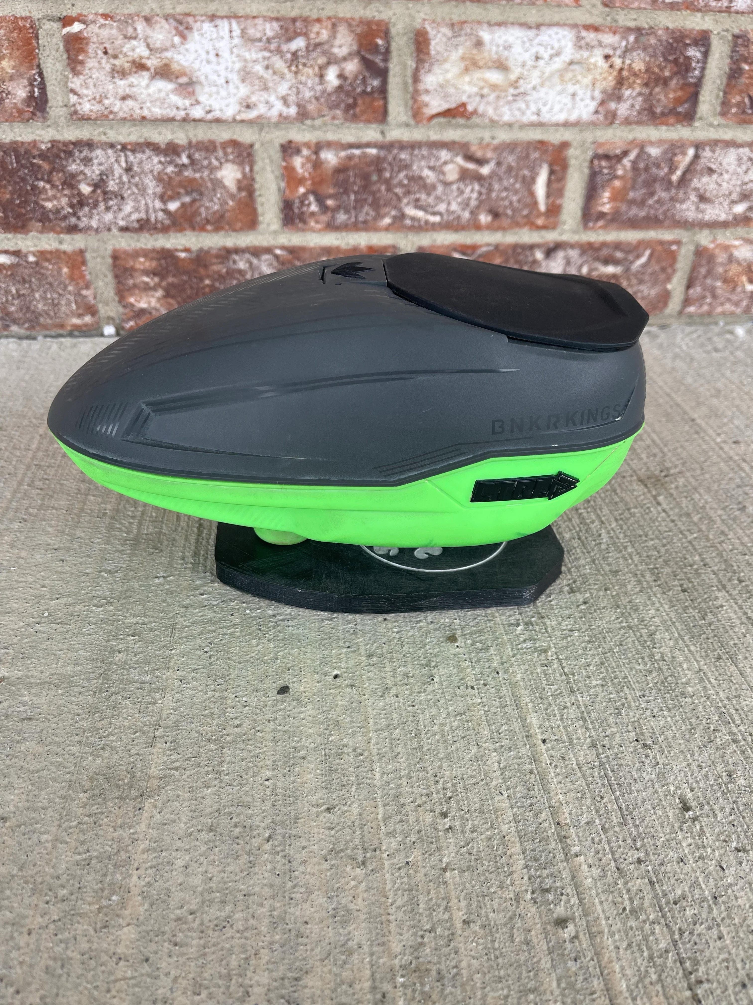 Used Bunker Kings CTRL Paintball Loader - Gray / Lime - Image 2