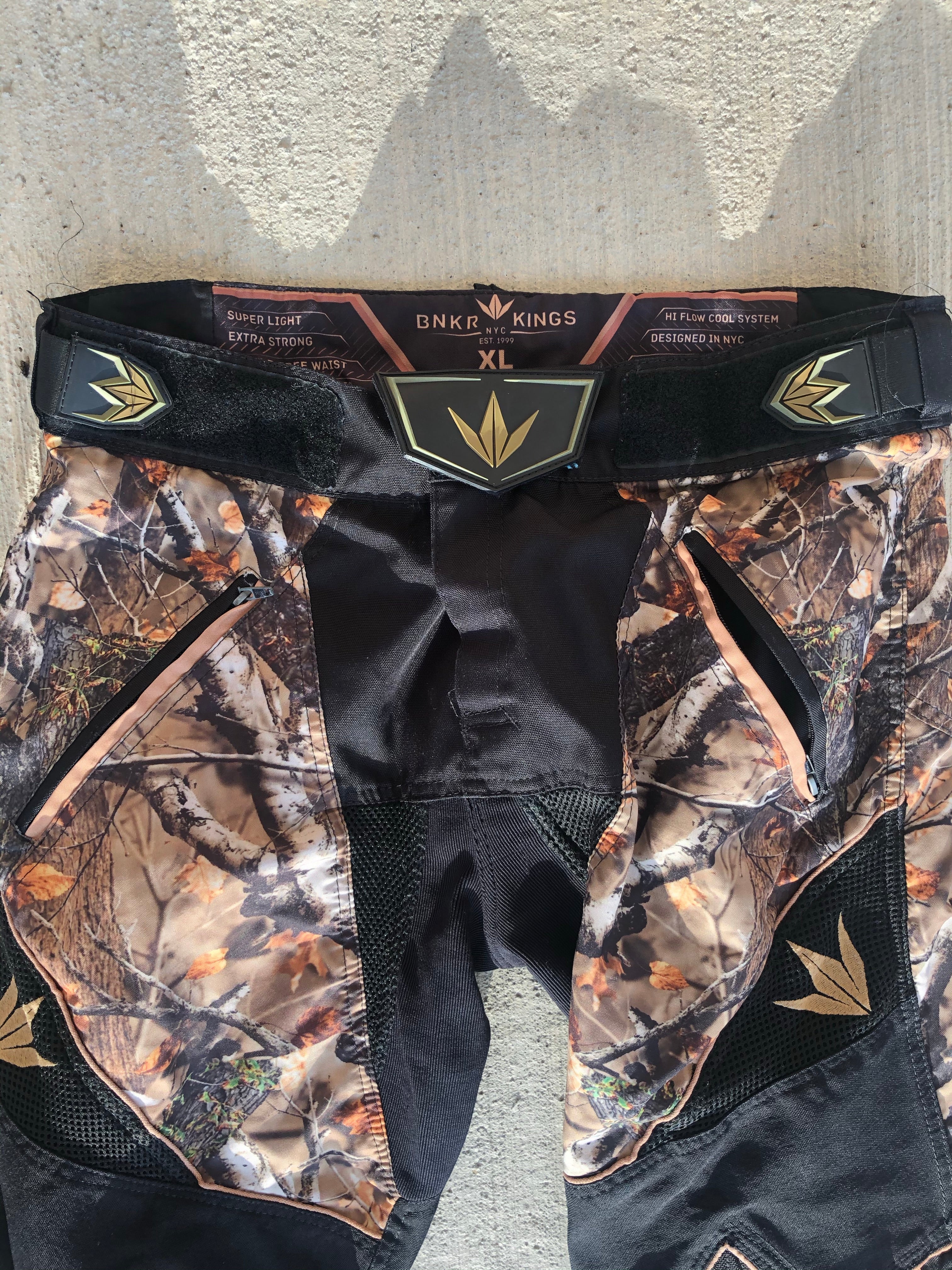 Used Bunker Kings Supreme Paintball Pants - Sherwood Camo - Size XL - Image 3