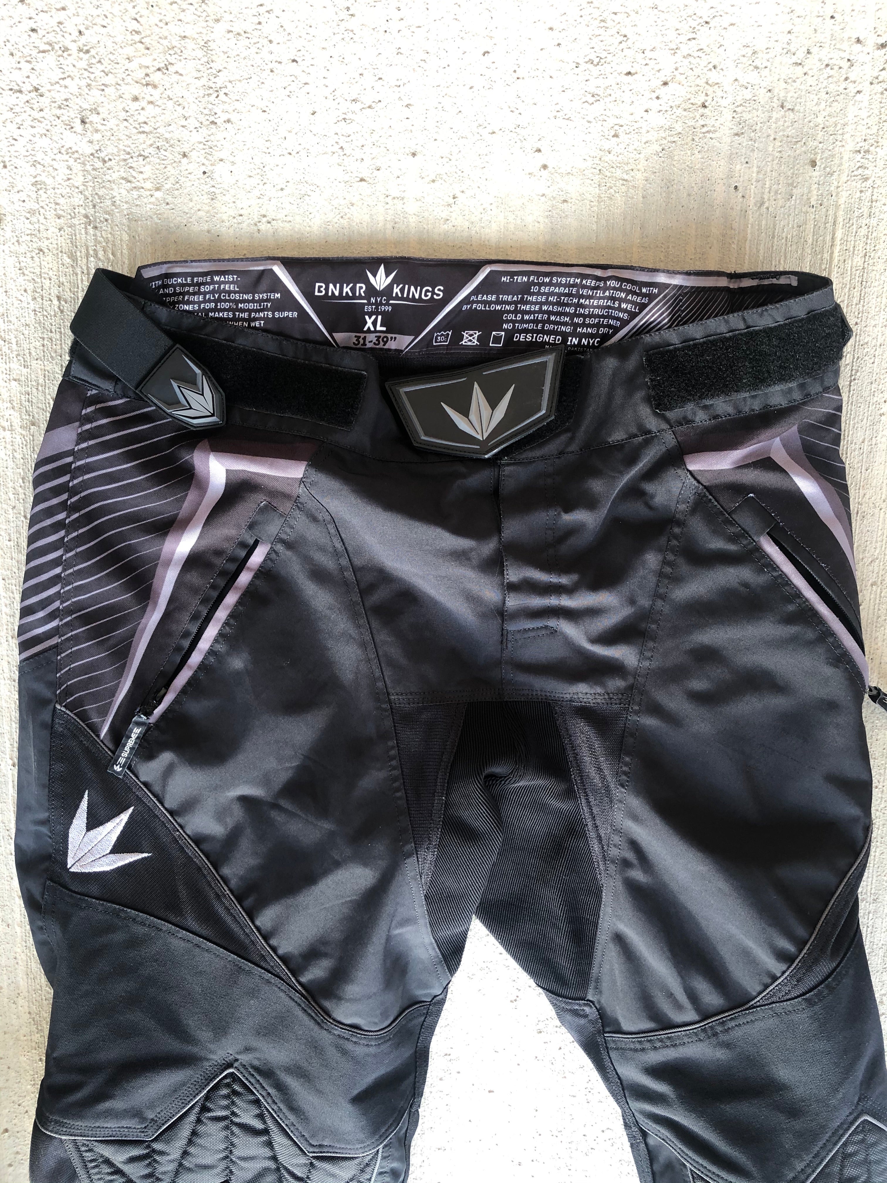 Used Bunker Kings V2 Supreme Paintball Pants - Black - Size XL - Image 3