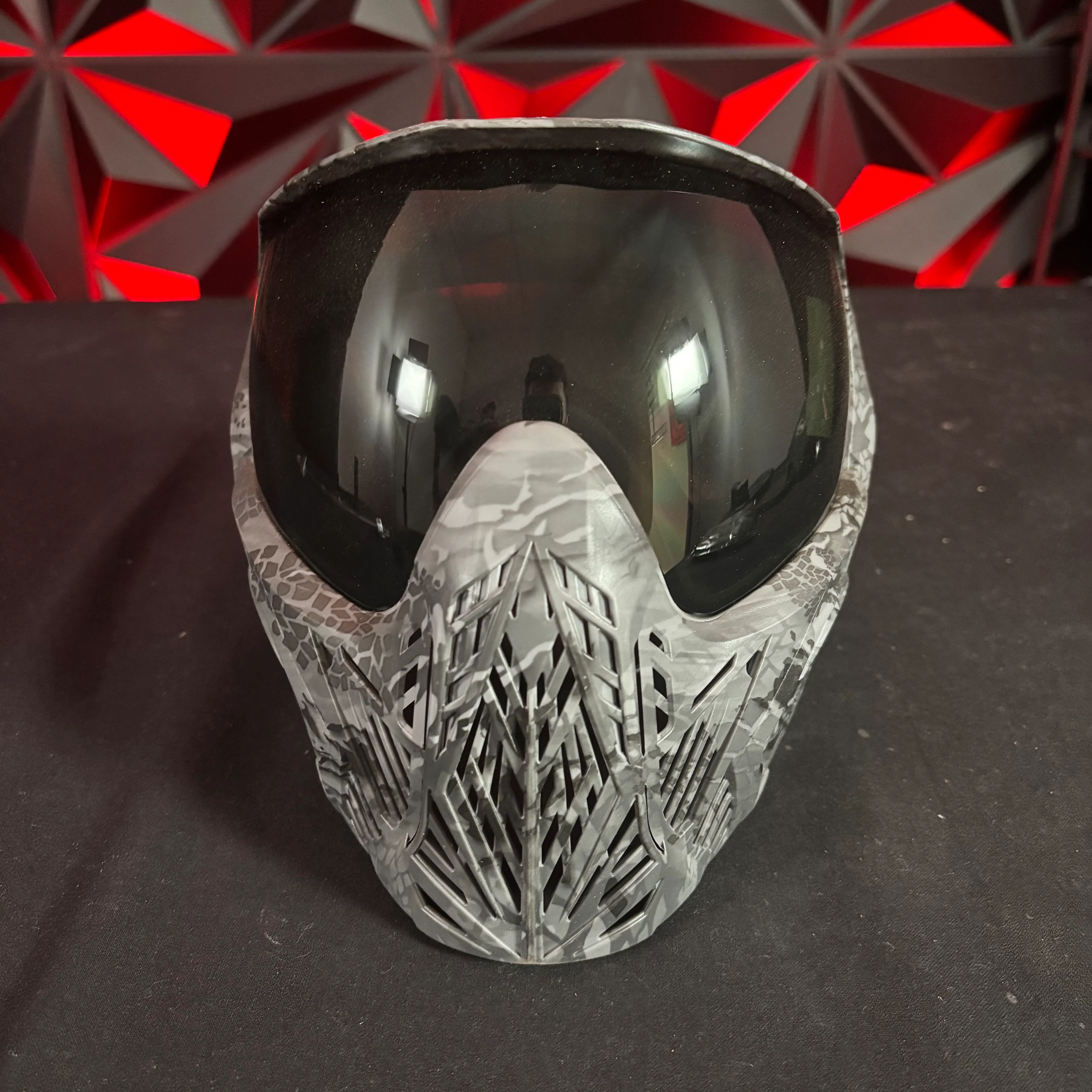 Used BunkerKings CMD Paintball Mask - Black Highlander - Image 2