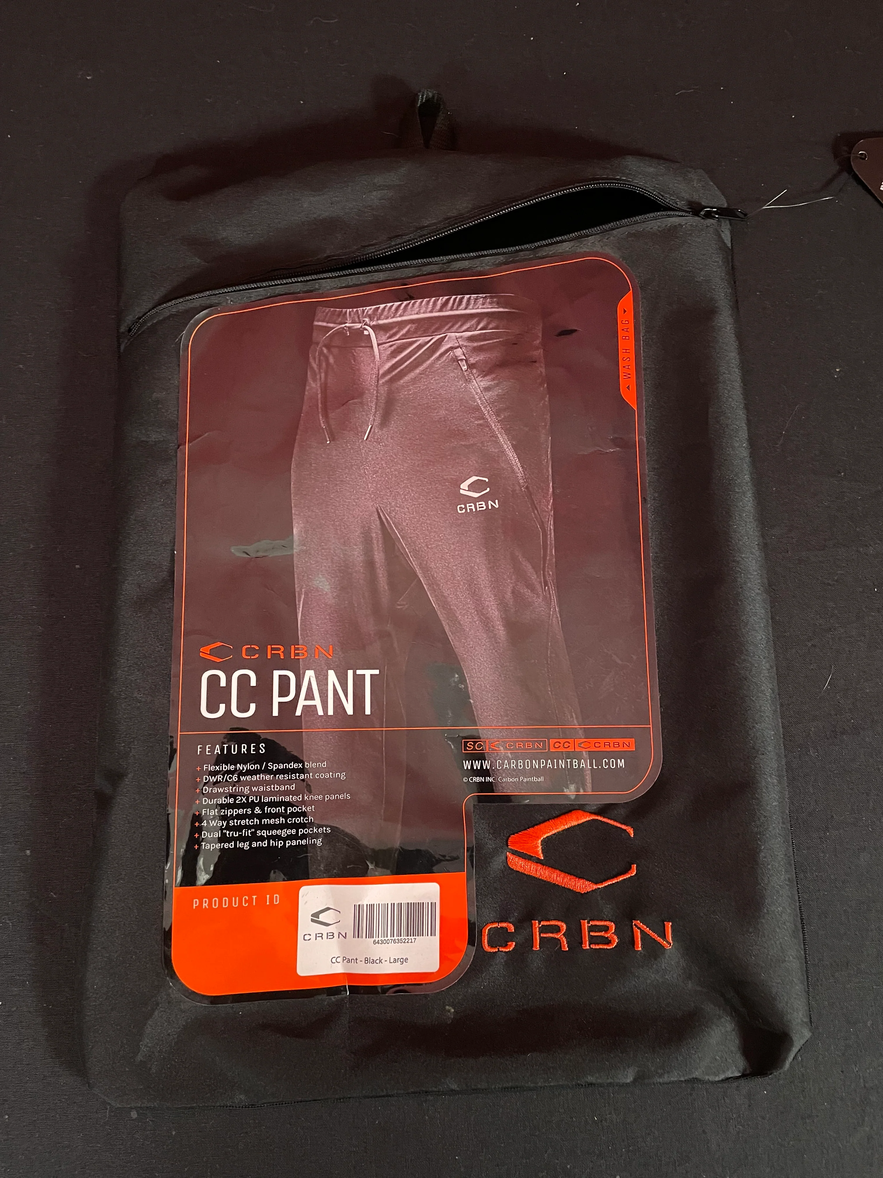 Used Carbon CC Paintball Pants - Large - Image 4