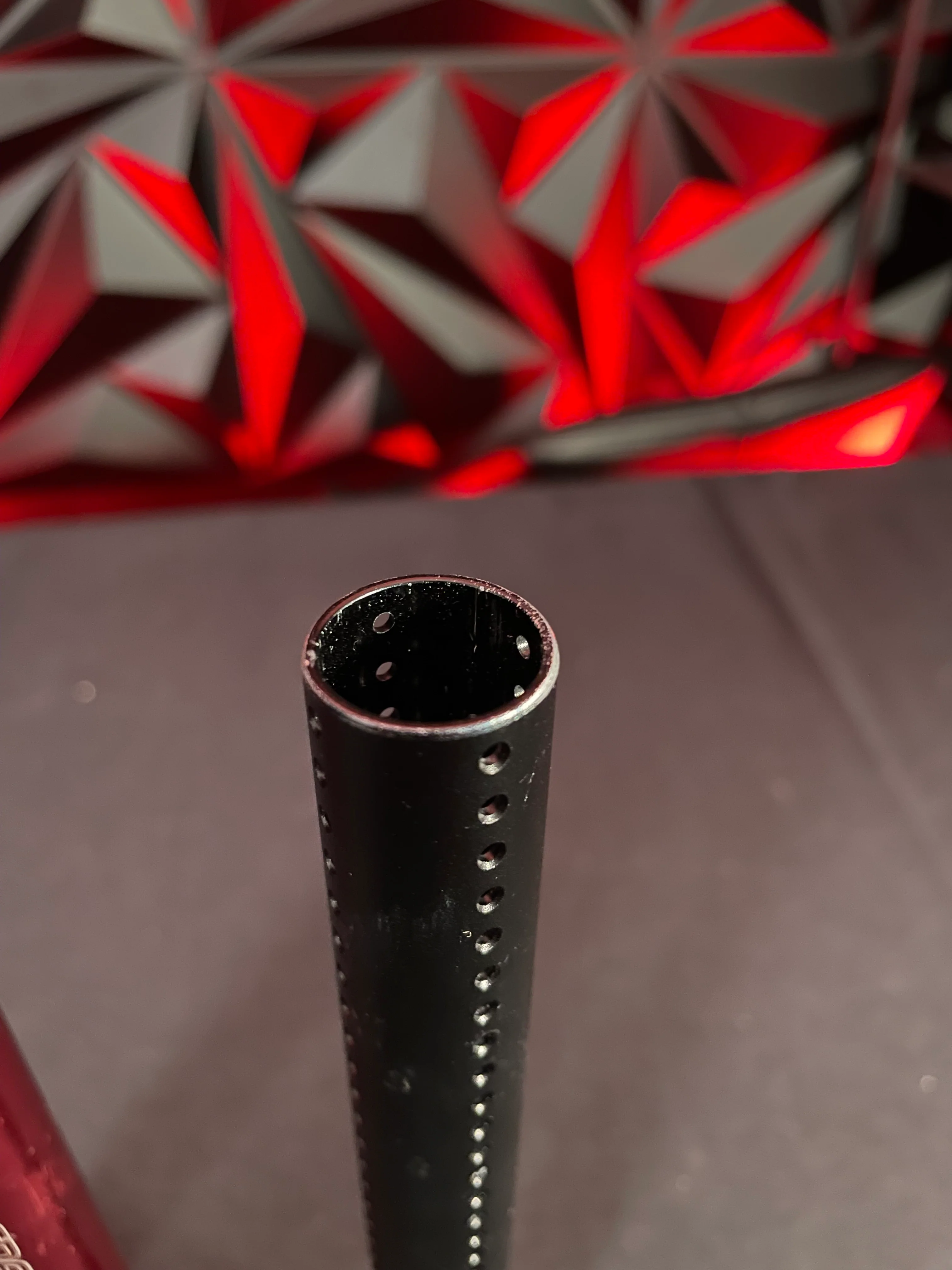 Used Carbon IC Paintball Barrel - Black - Autococker Threaded - Image 2