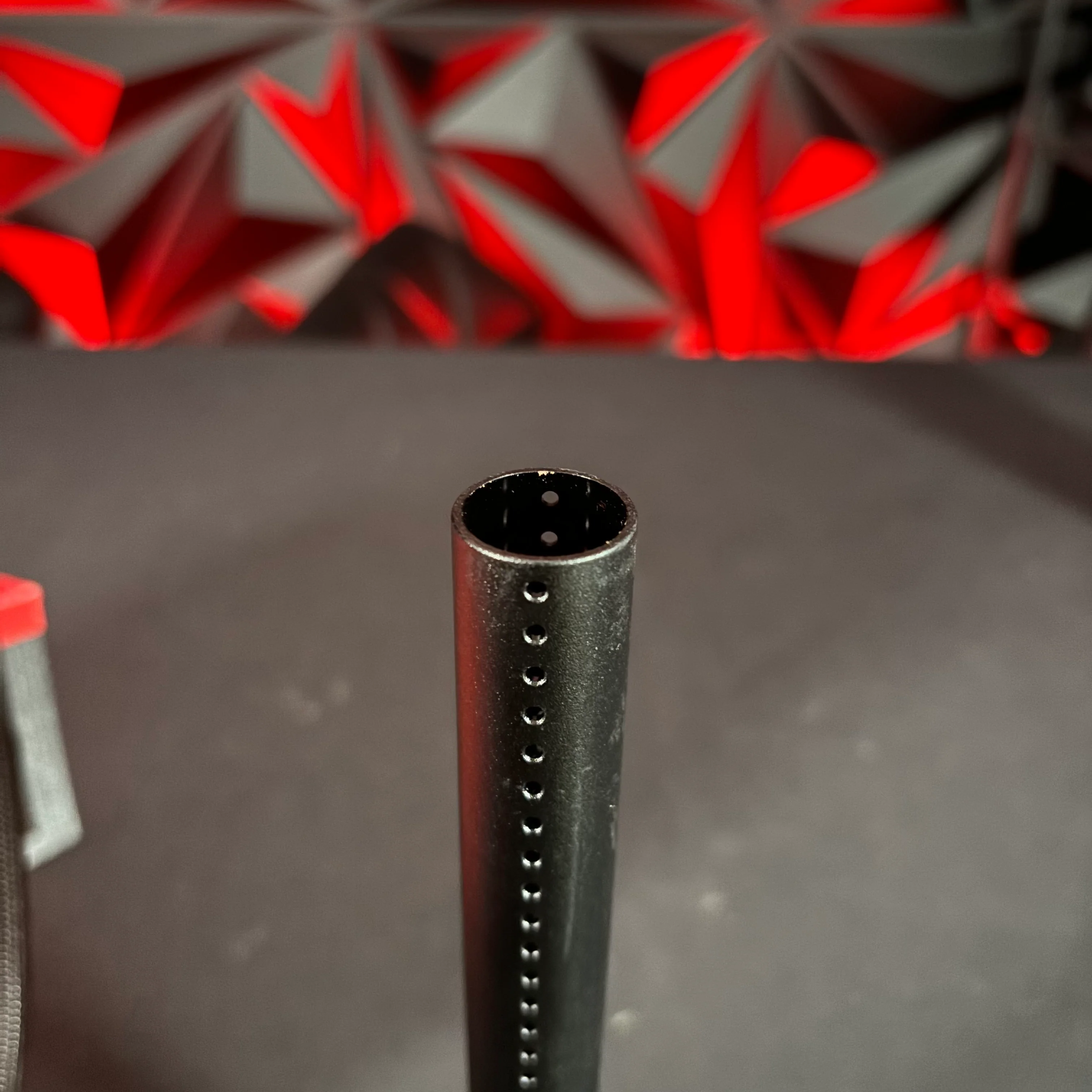 Used Carbon IC Paintball Barrel Kit - AC Threaded - 2 Piece Barrel IC Barrel, 4 PWR Inserts - Image 3