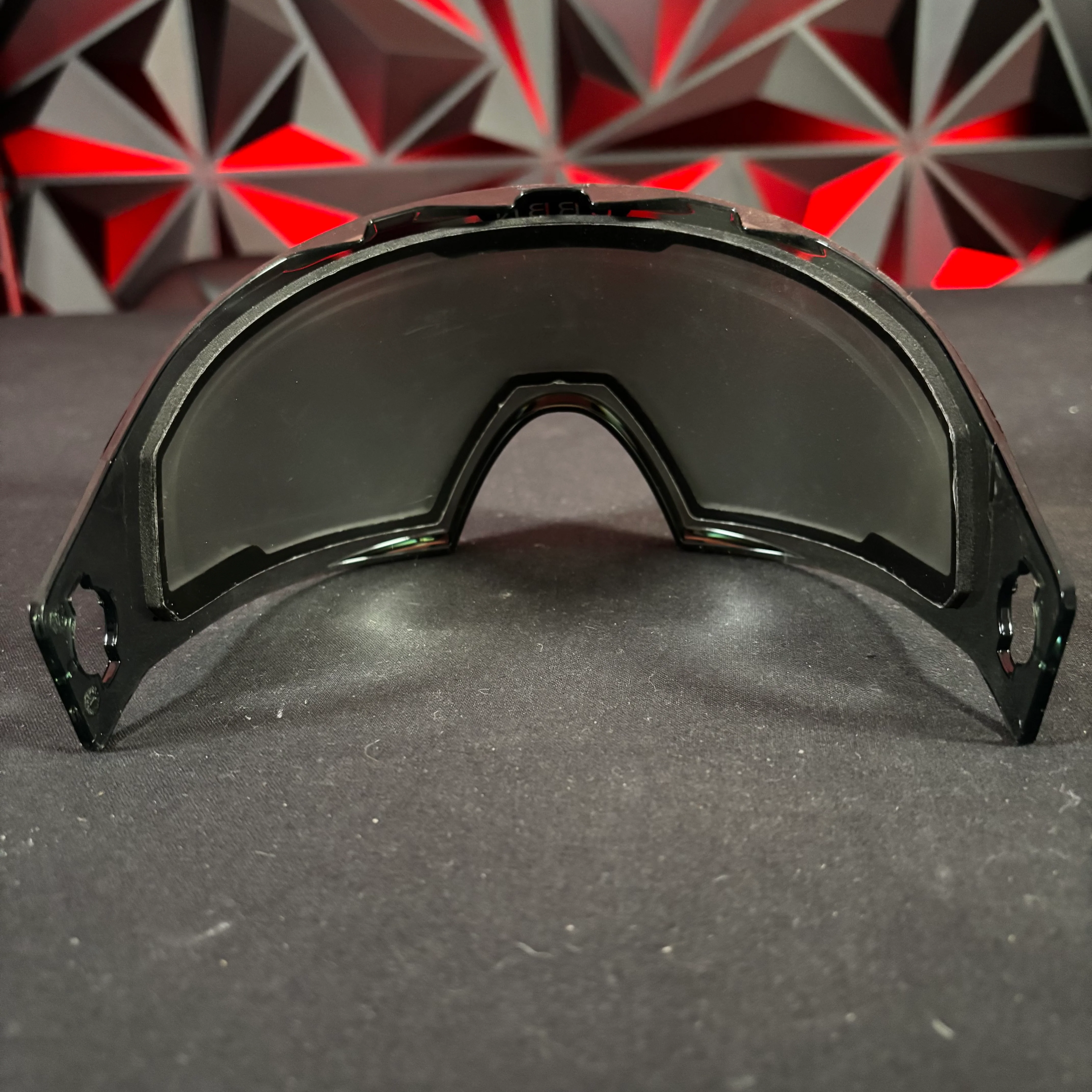 Used Carbon Paintball Lens - Grey- Clear - Image 2