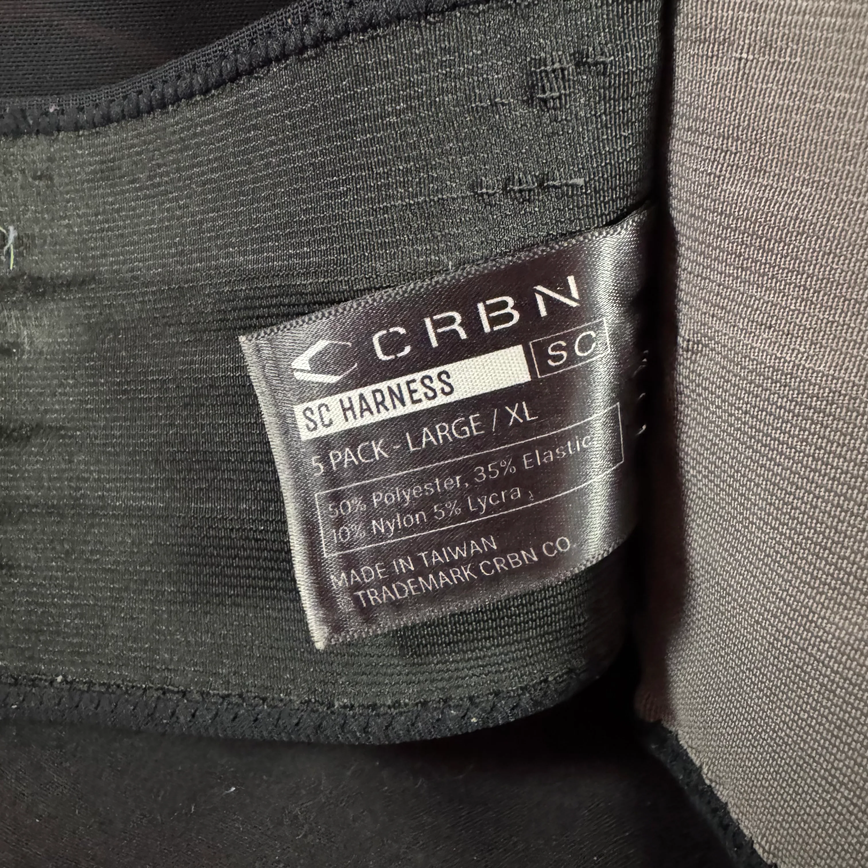 Used Carbon SC Paintball Harness - 5 Pack Heather Grey - Large/XL - Image 2