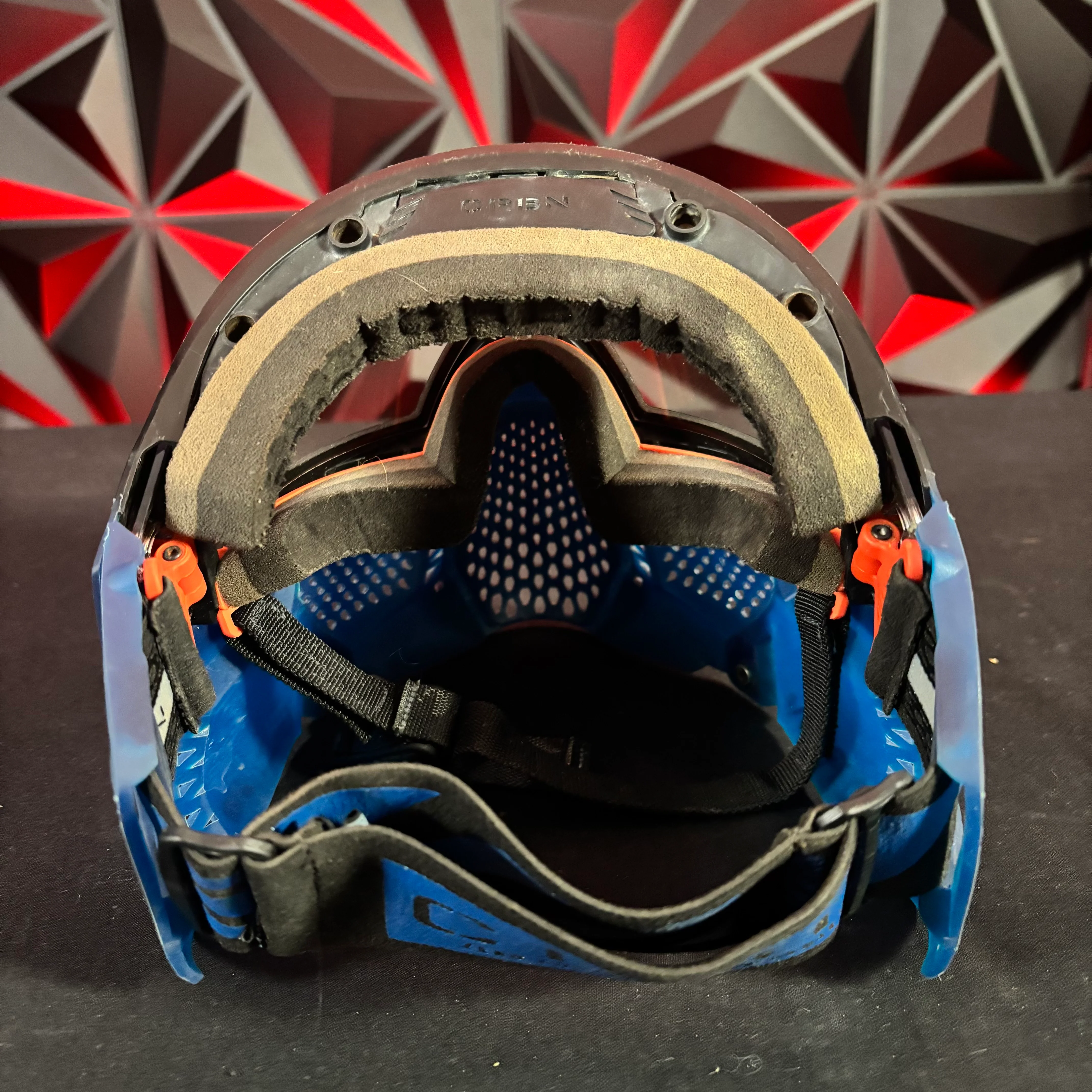 Used Carbon Zero Pro More Coverage Paintball Mask - Blue - Image 3