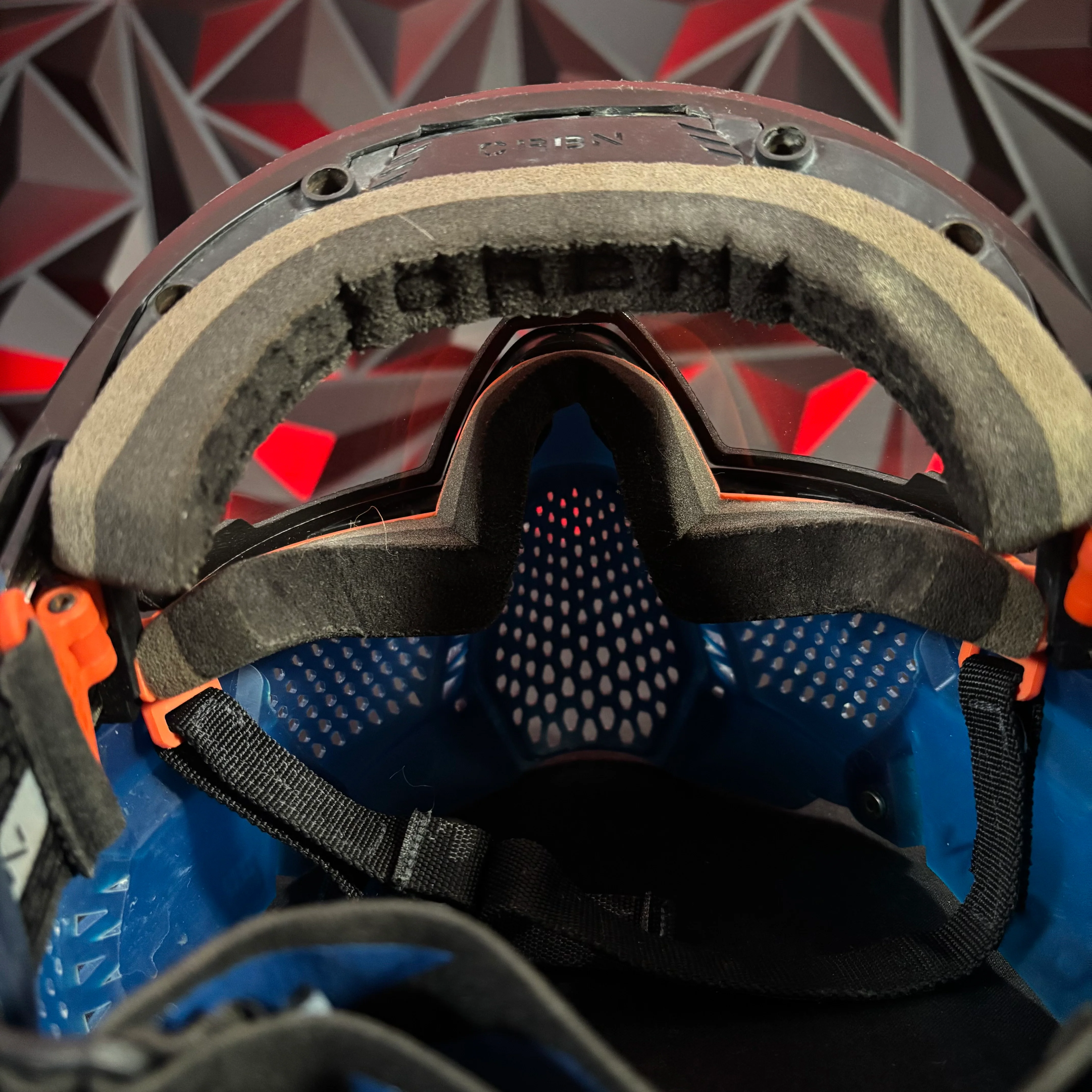 Used Carbon Zero Pro More Coverage Paintball Mask - Blue - Image 4