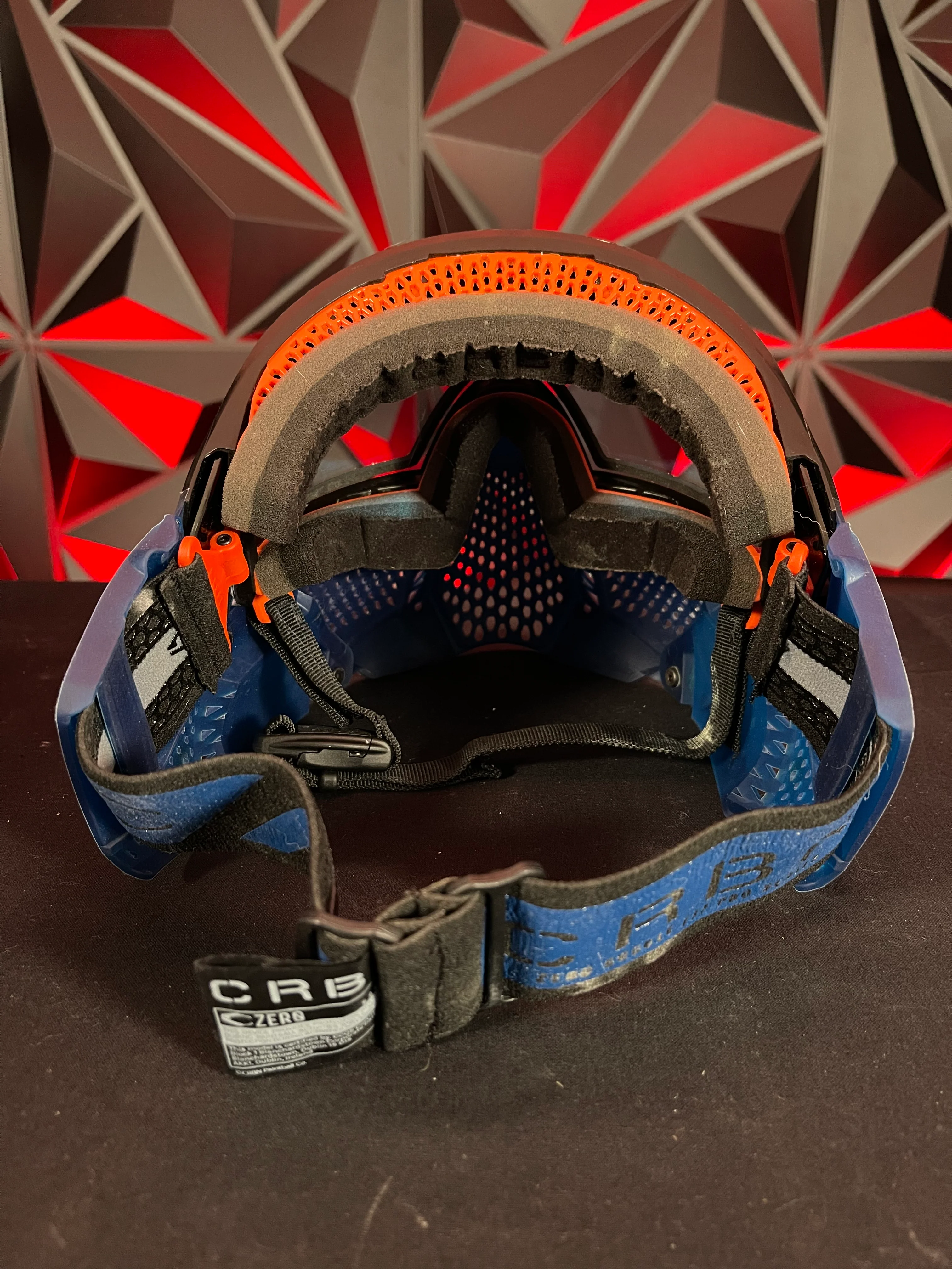 Used Carbon Zero Pro MORE Coverage Paintball Mask - Navy - Image 6
