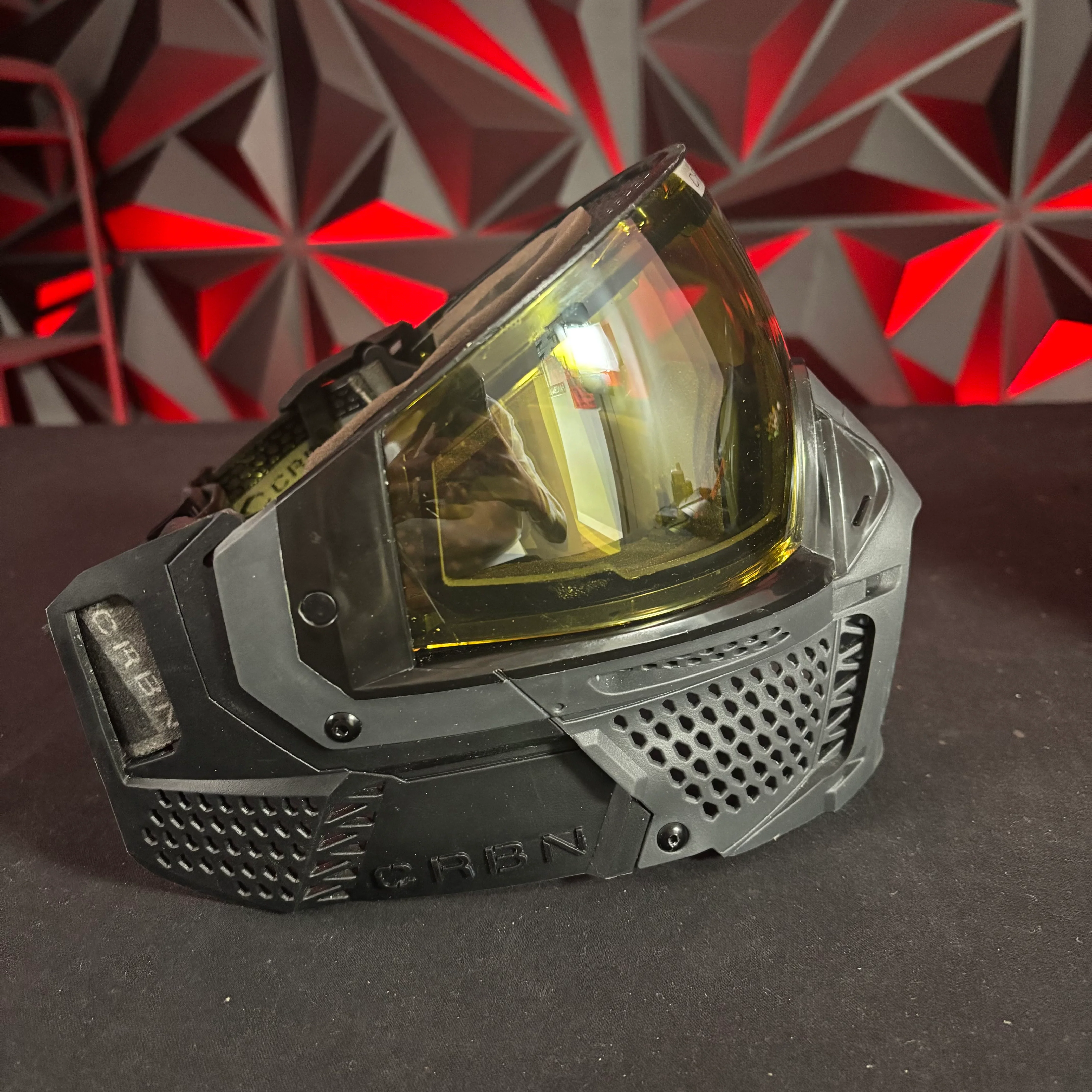 Used Carbon Zero SLD MORE Coverage Paintball Mask - Graphite - Image 3