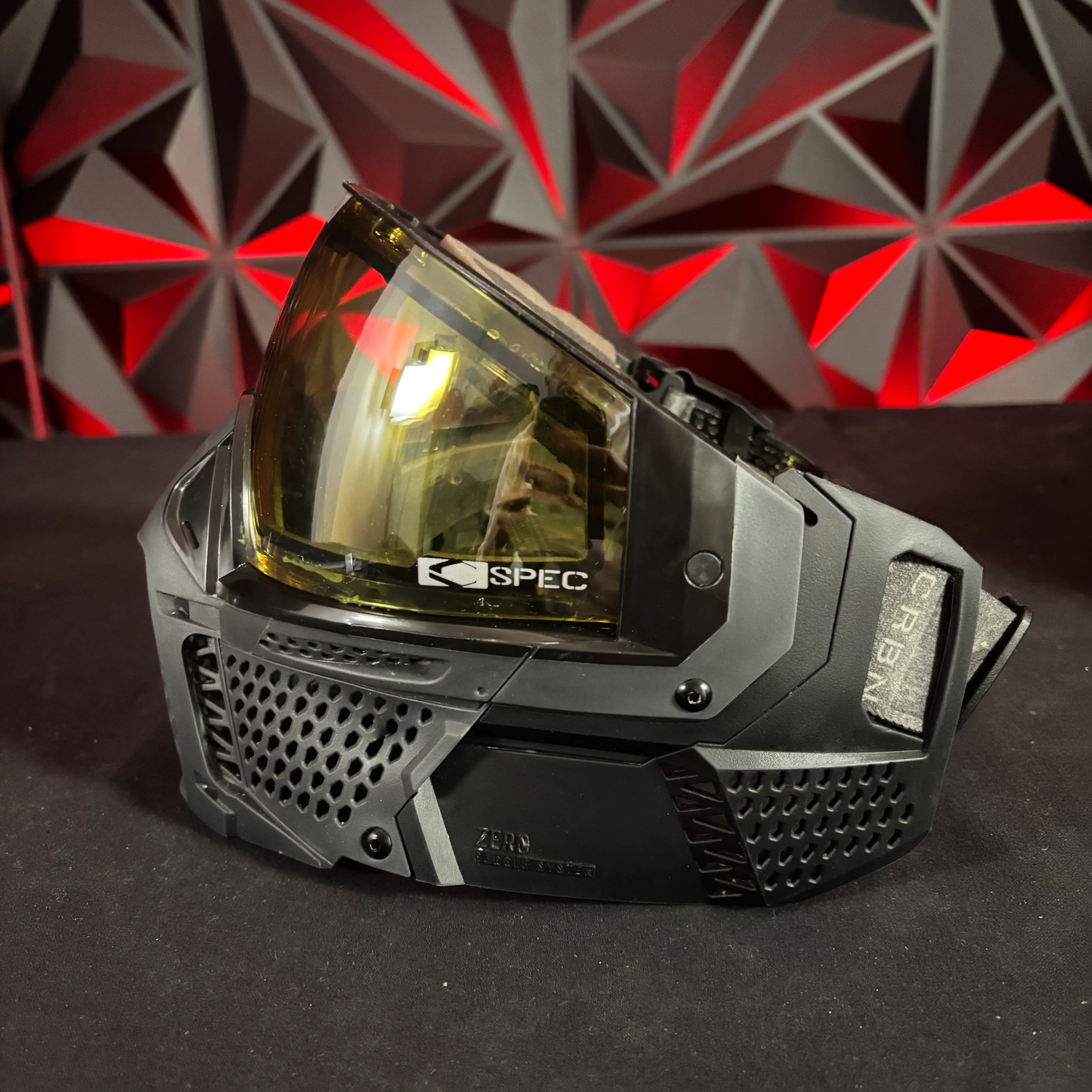Used Carbon Zero SLD MORE Coverage Paintball Mask - Graphite - Image 4