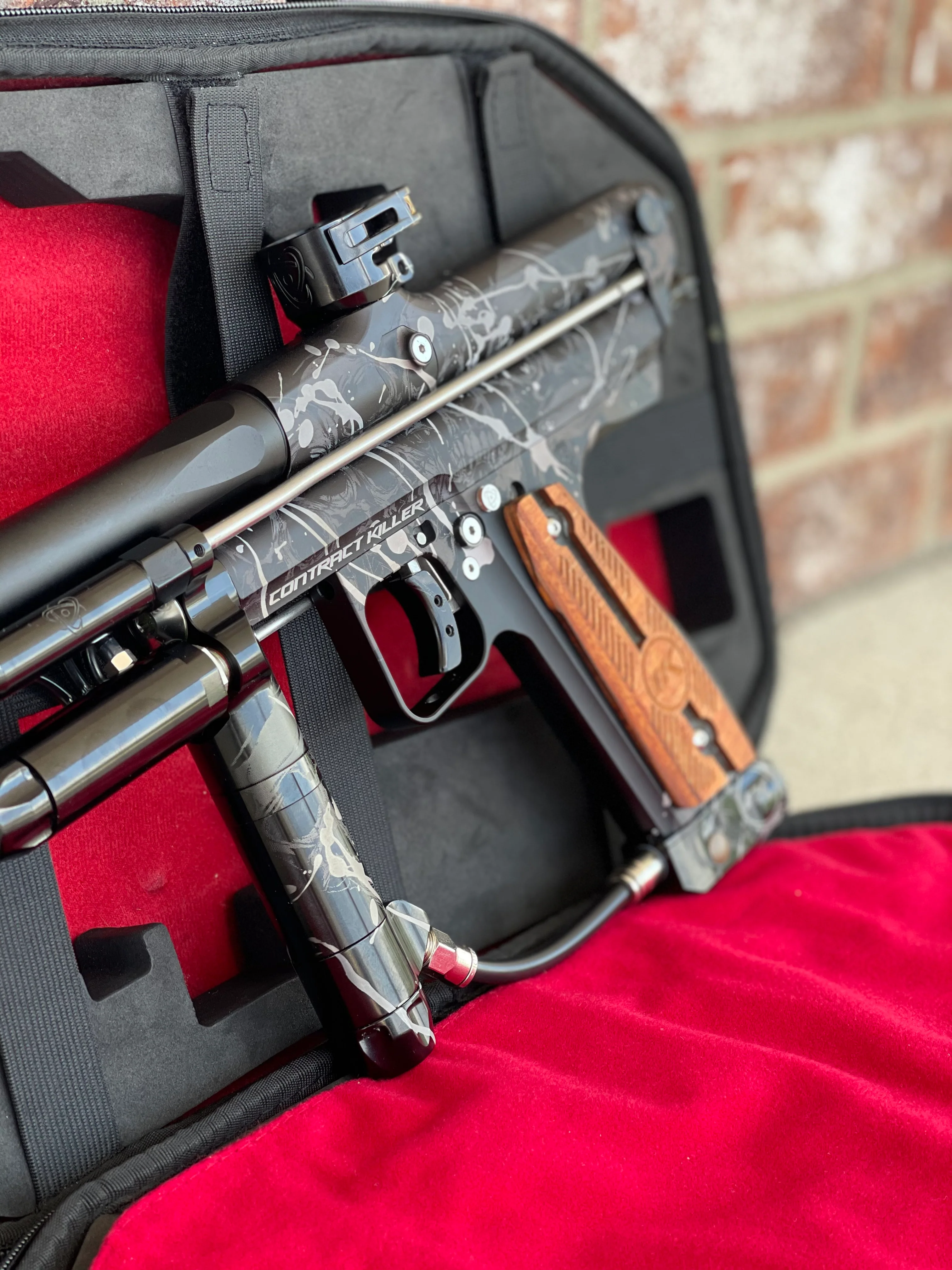Used CK Inception Autococker Retro Series Paintball Marker - Dripping Skulls - Image 4