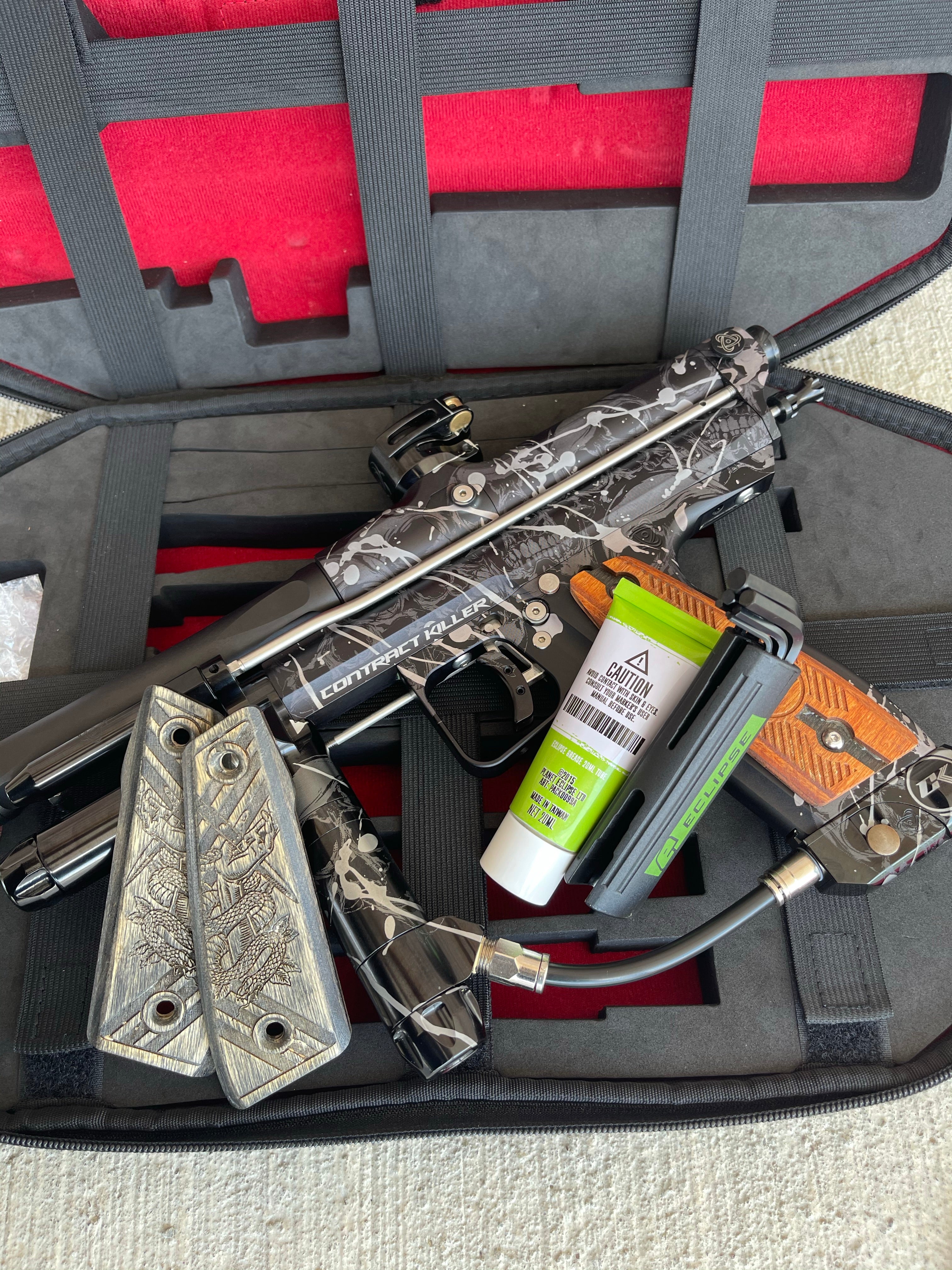 Used CK Inception Autococker Retro Series Paintball Marker - Dripping Skulls - Image 6