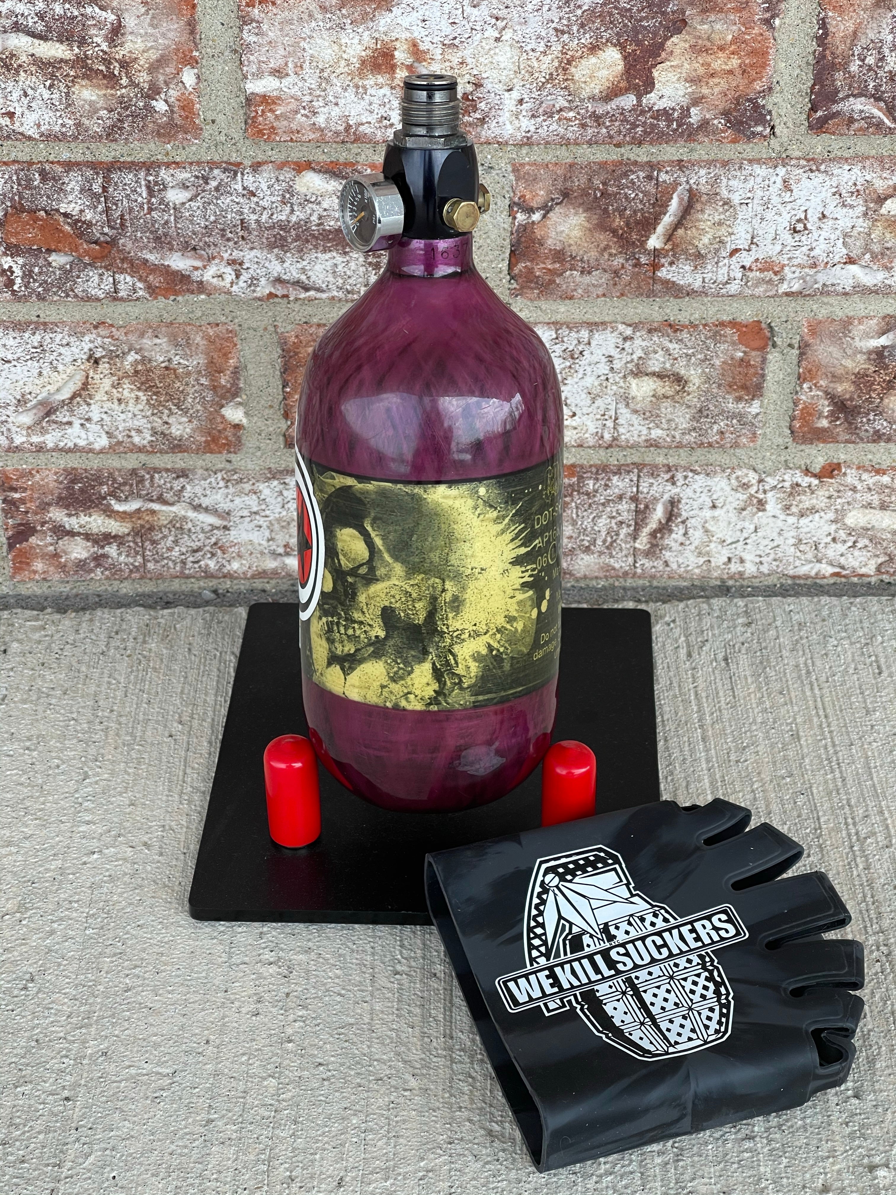 Used Crossfire 45/4500 Paintball Tank w/ Tank Grip - Image 3