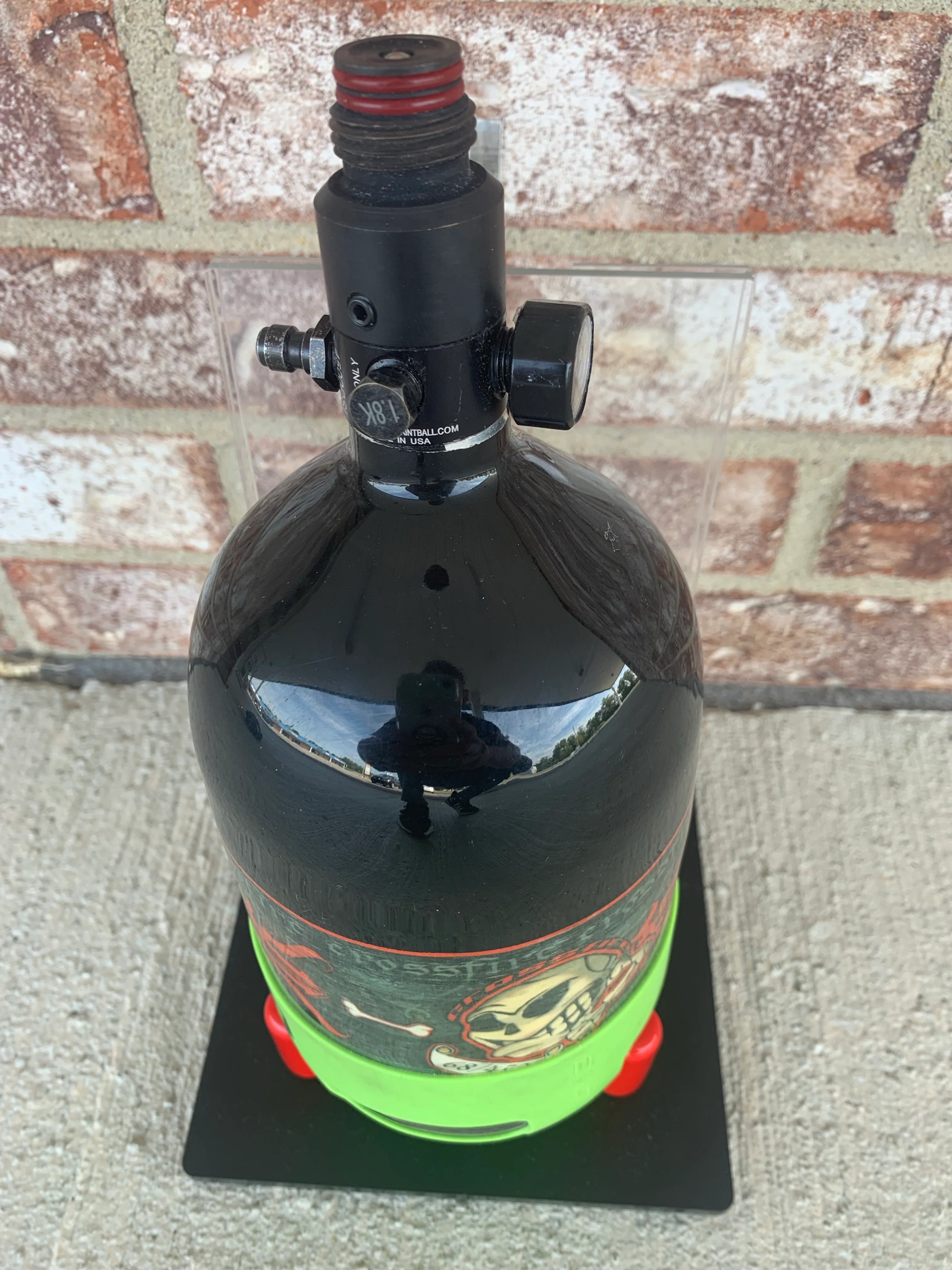 Used Crossfire Paintball Air Tank w/ Exalt Tank Grip- 68/4500 - Image 5