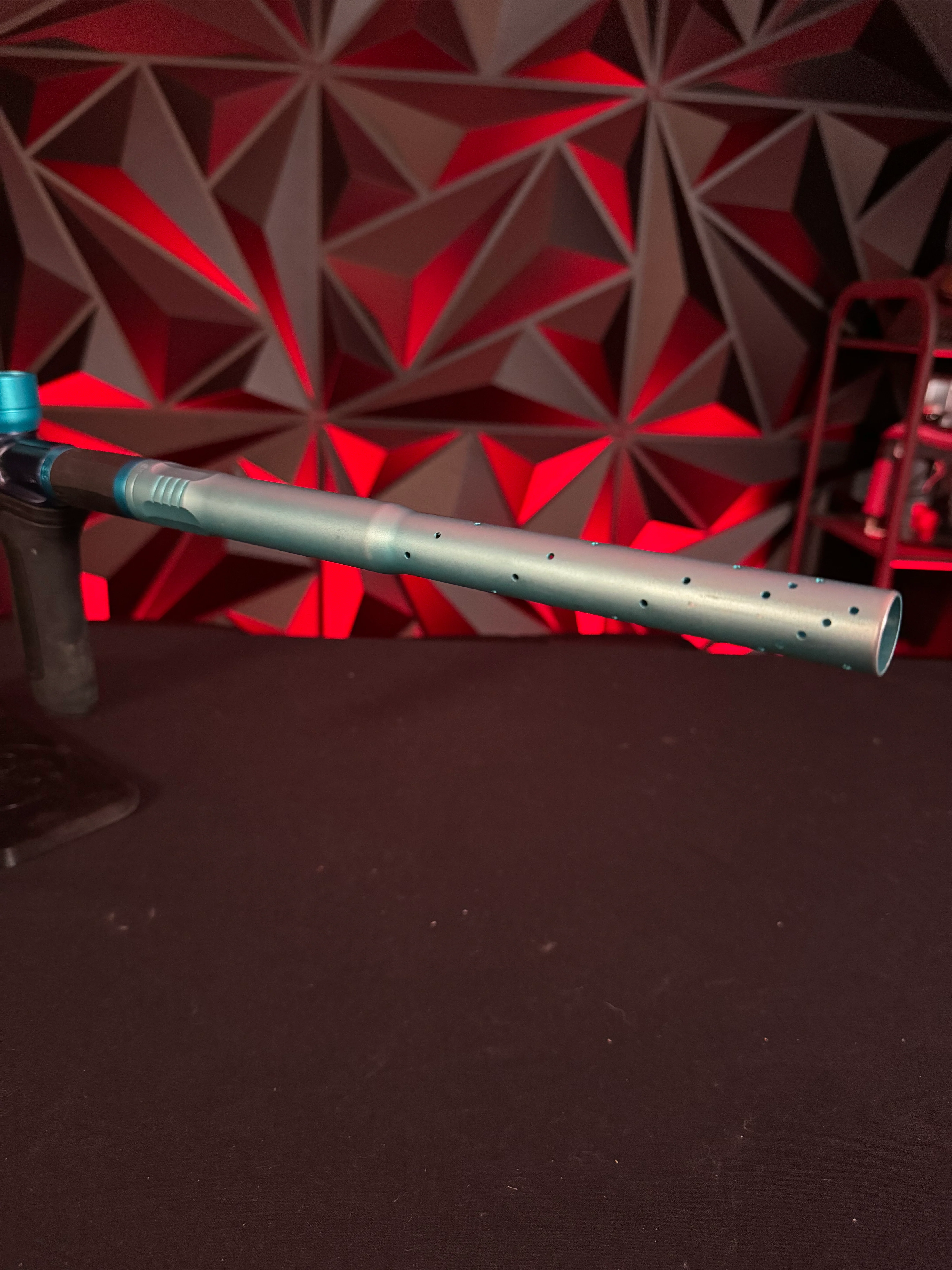Used CS2 Pro Paintball Gun - Blue/Teal w/ 3 FL Backs - Image 11