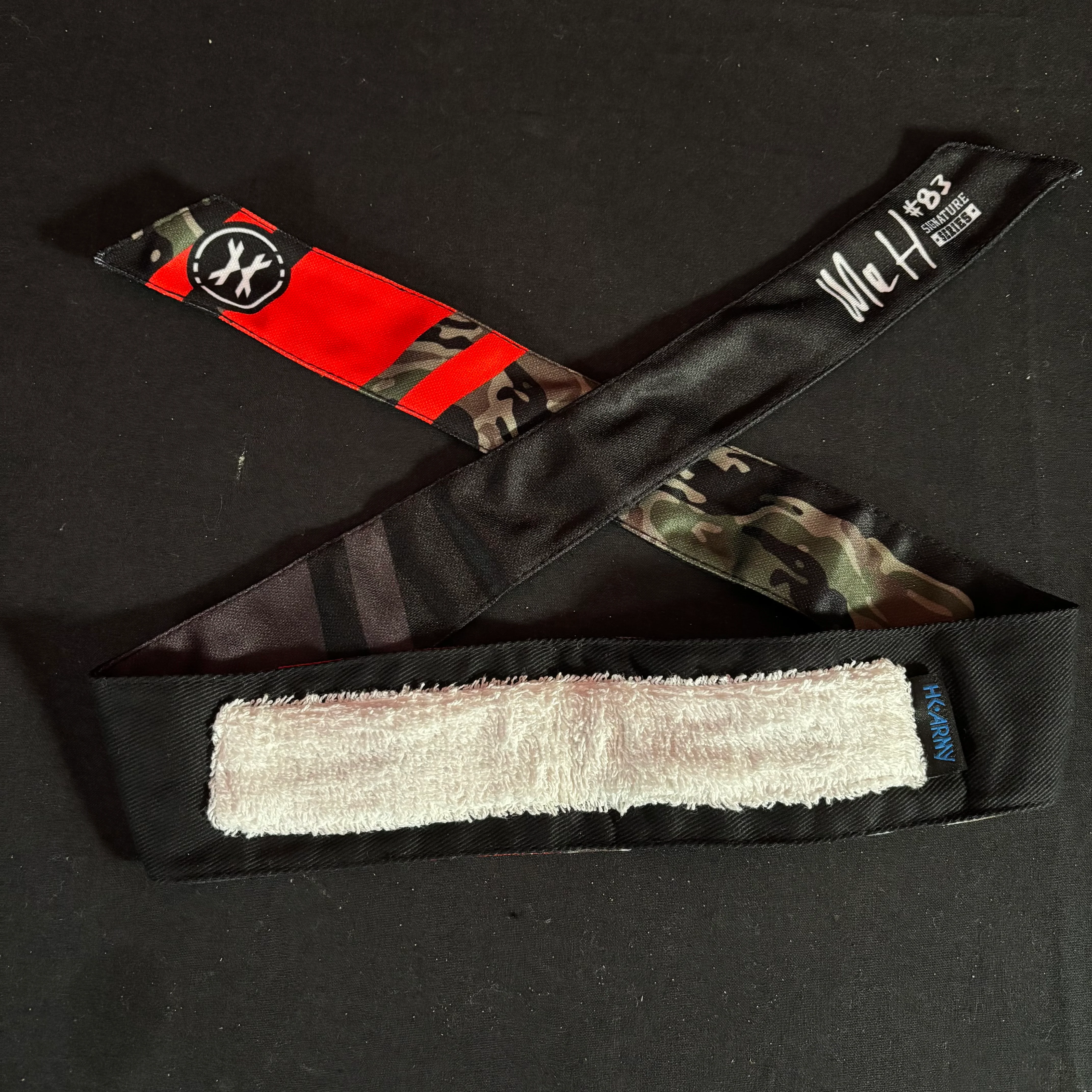 Used *Display* HK Army Headband- Mr. H Slayer Woodland - Image 2