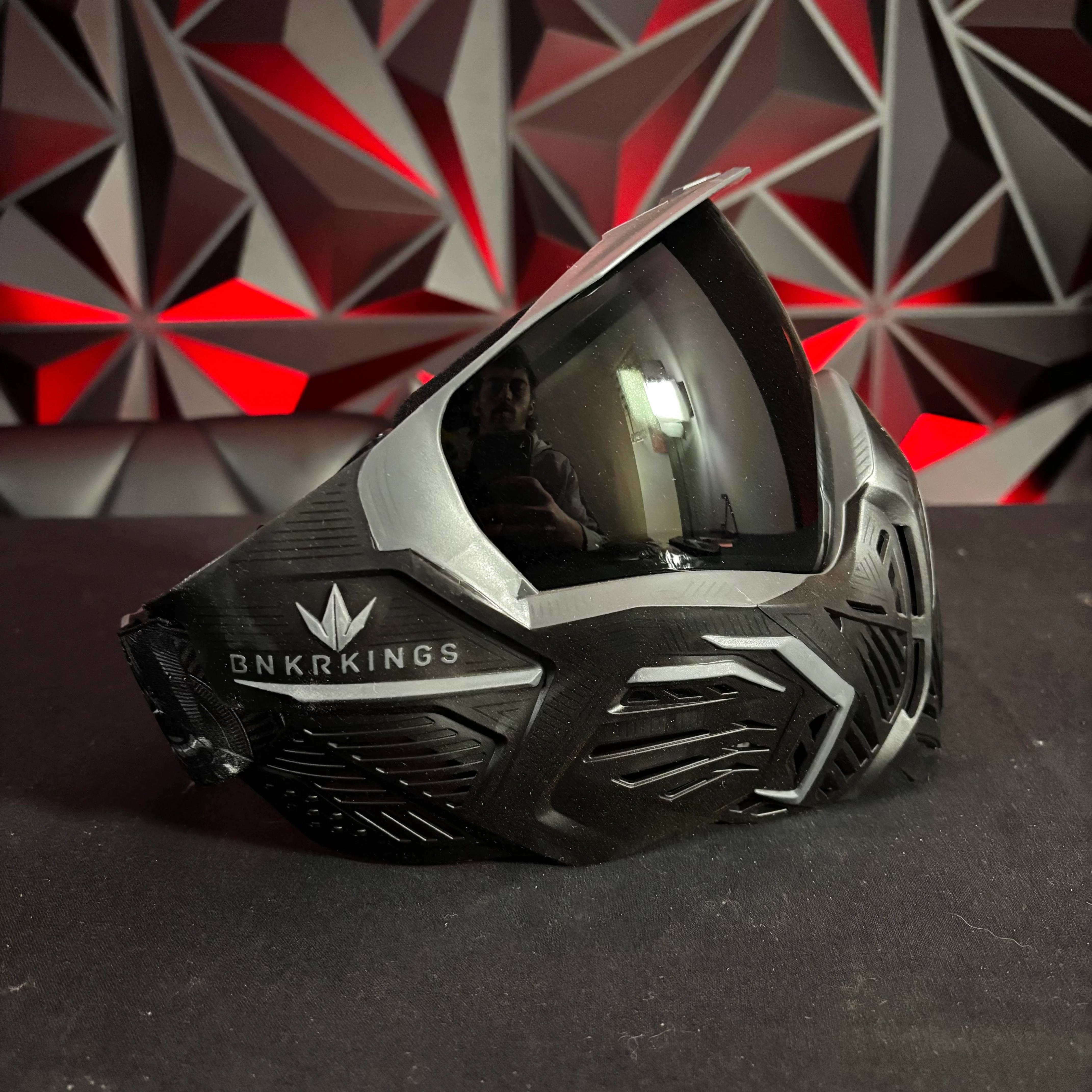 "Used" Display Model Virtue/Bunkerkings Vio/CMD Mask - Black Ninja - Image 2