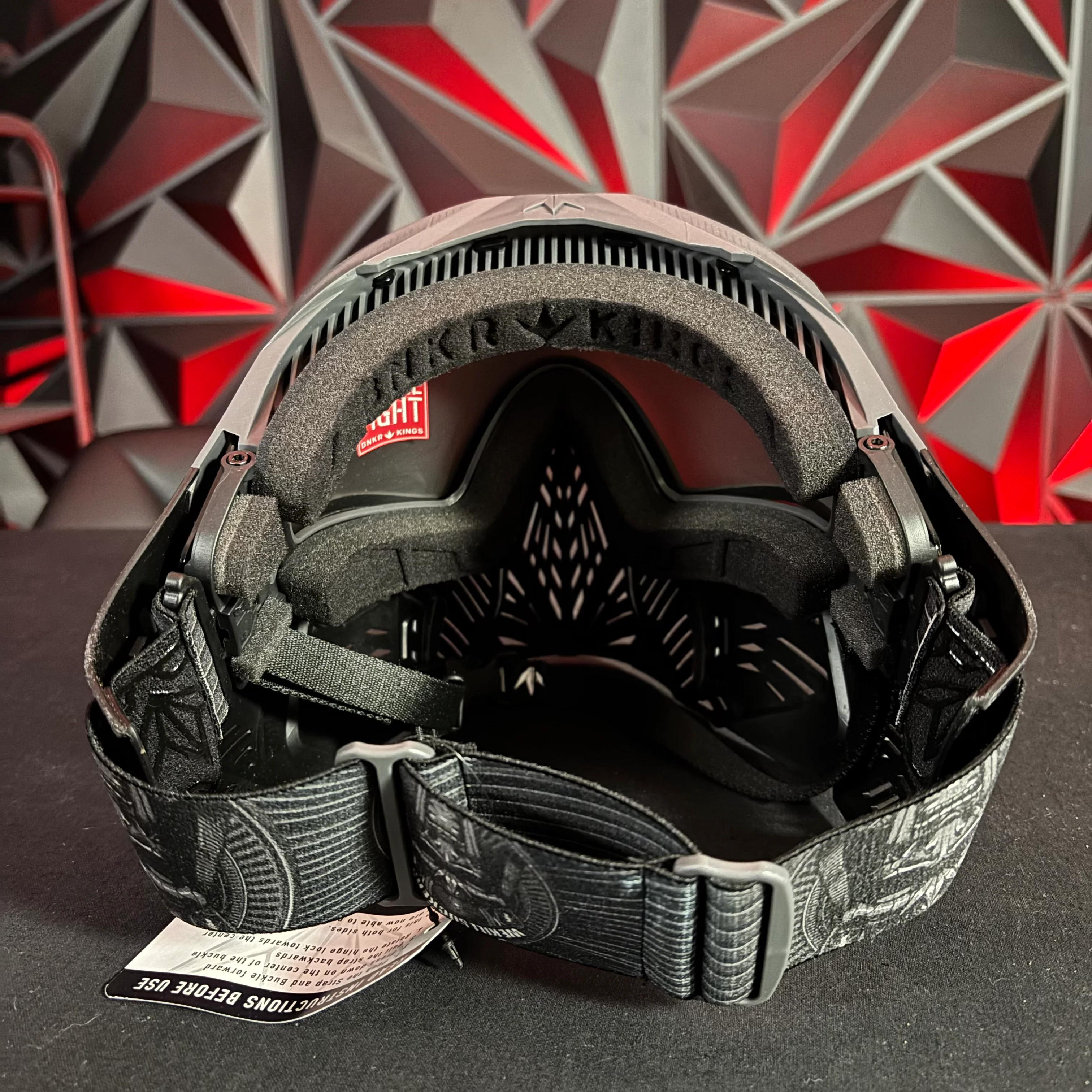 "Used" Display Model Virtue/Bunkerkings Vio/CMD Mask - Black Ninja - Image 3