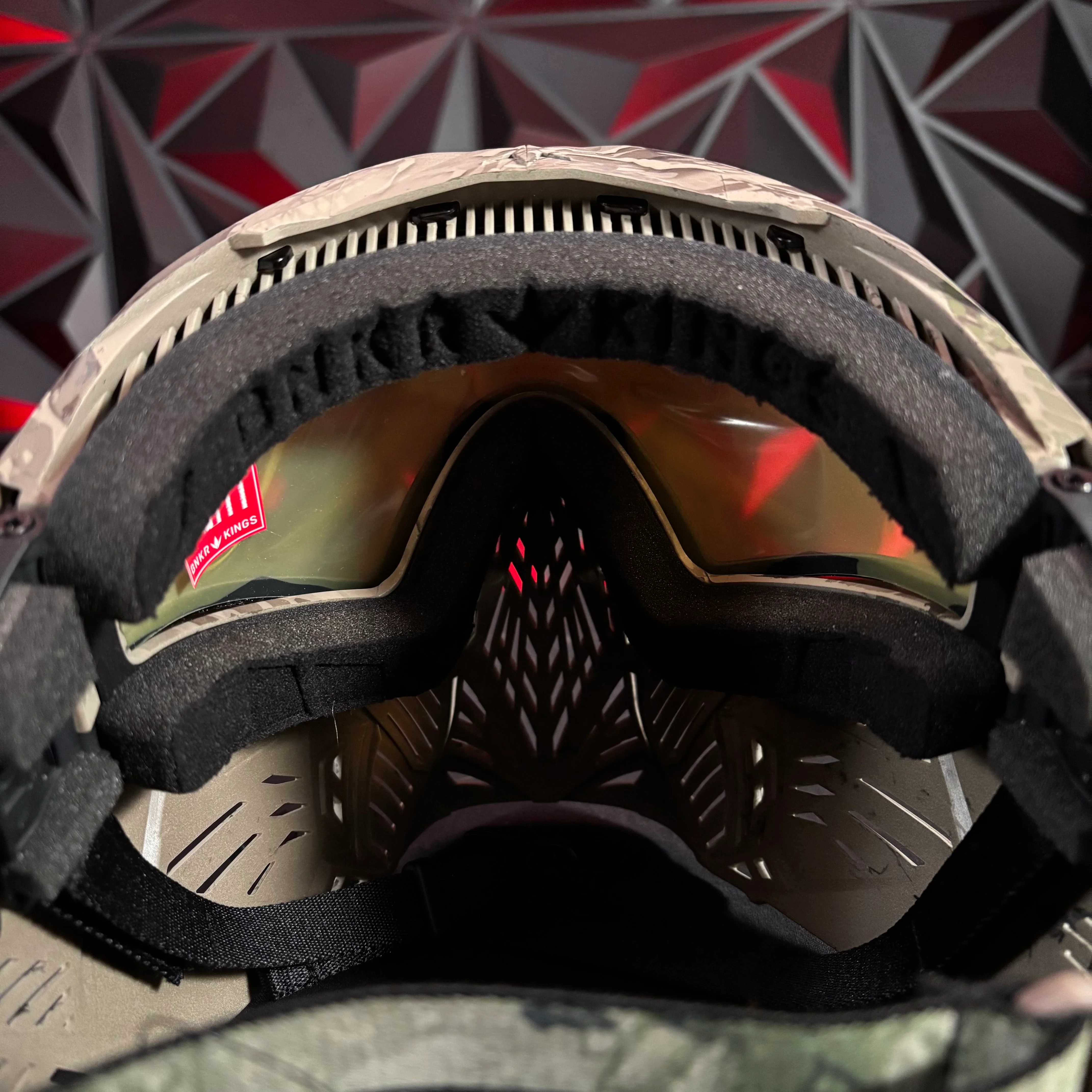 "Used" Display Model Virtue/Bunkerkings Vio/CMD Mask - Highlander Camo - Image 4