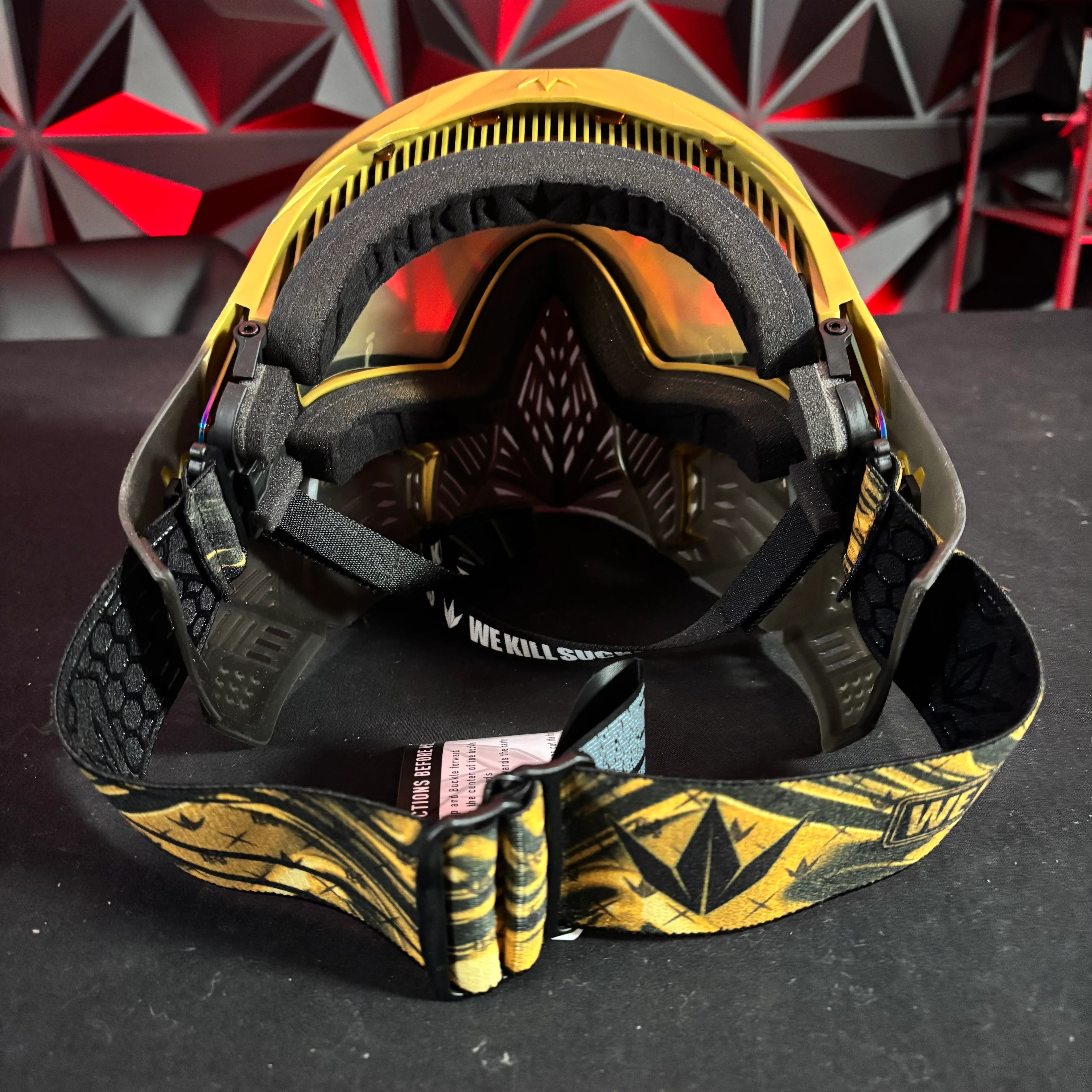 "Used" Display Model Virtue/Bunkerkings Vio/CMD Mask - Black/Gold - Image 3