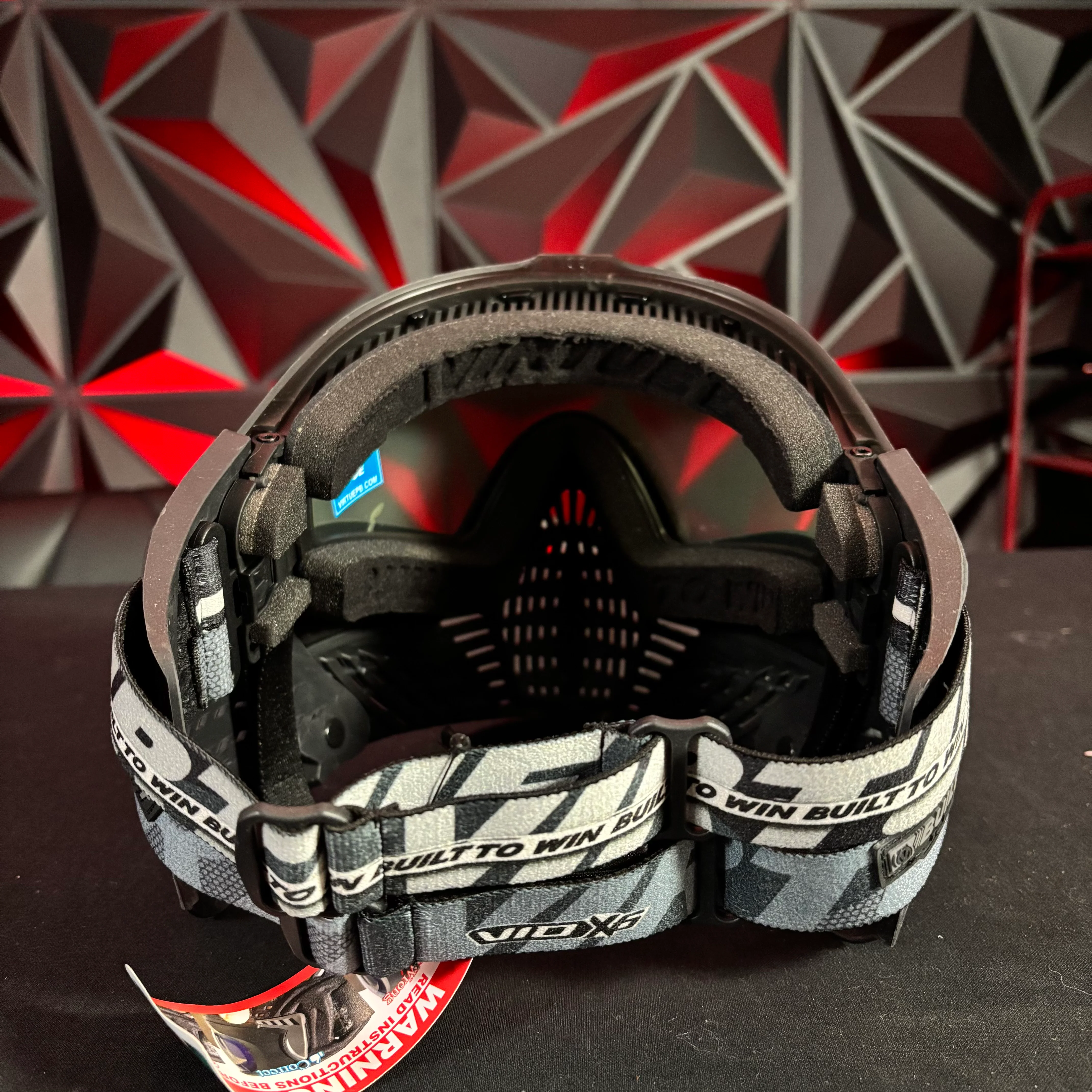 Used *Display* Virtue Vio X6 Paintball Mask - Black Storm - Image 3