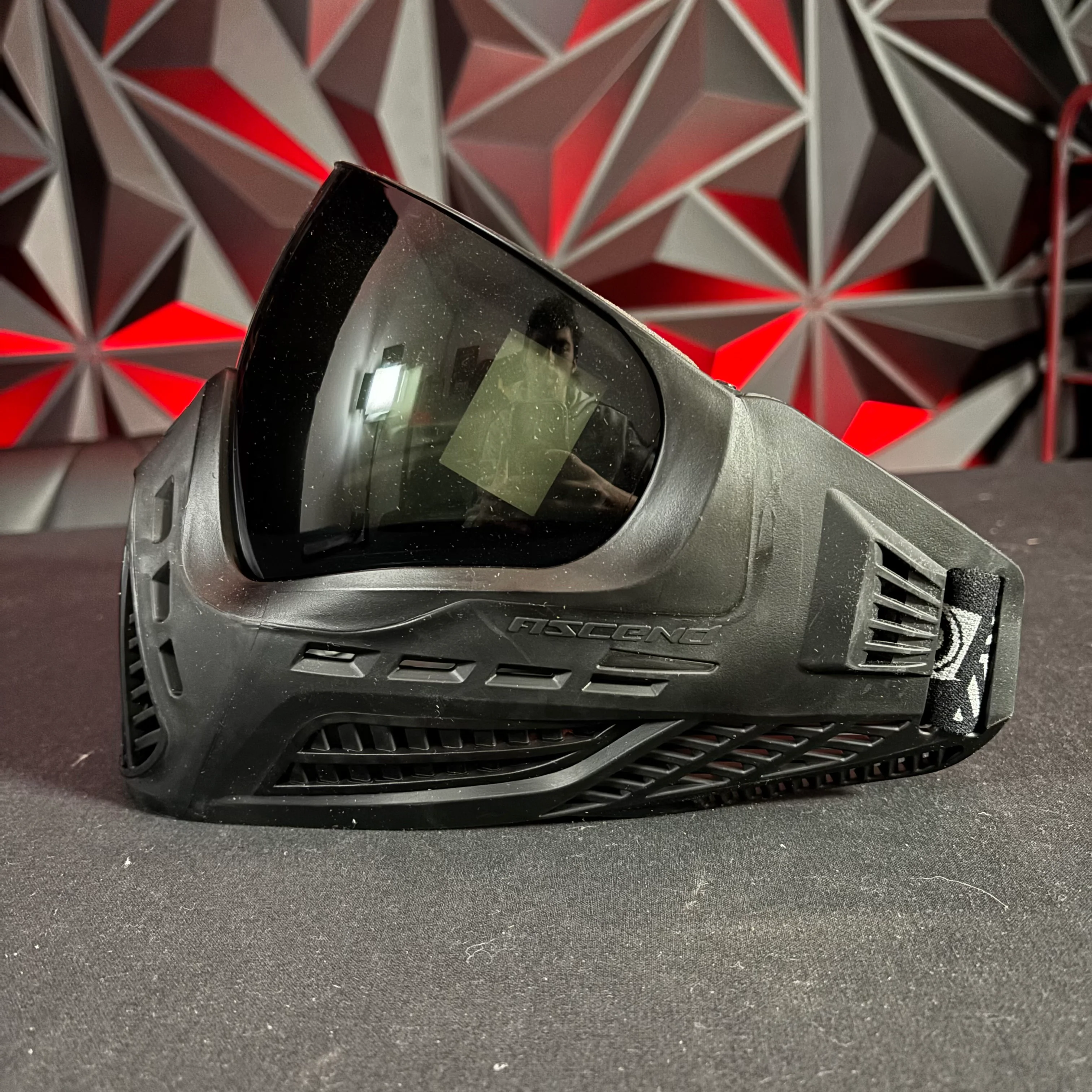 Used *Display* Virtue Vio Ascend Paintball Mask - Red Skull LE - Image 2