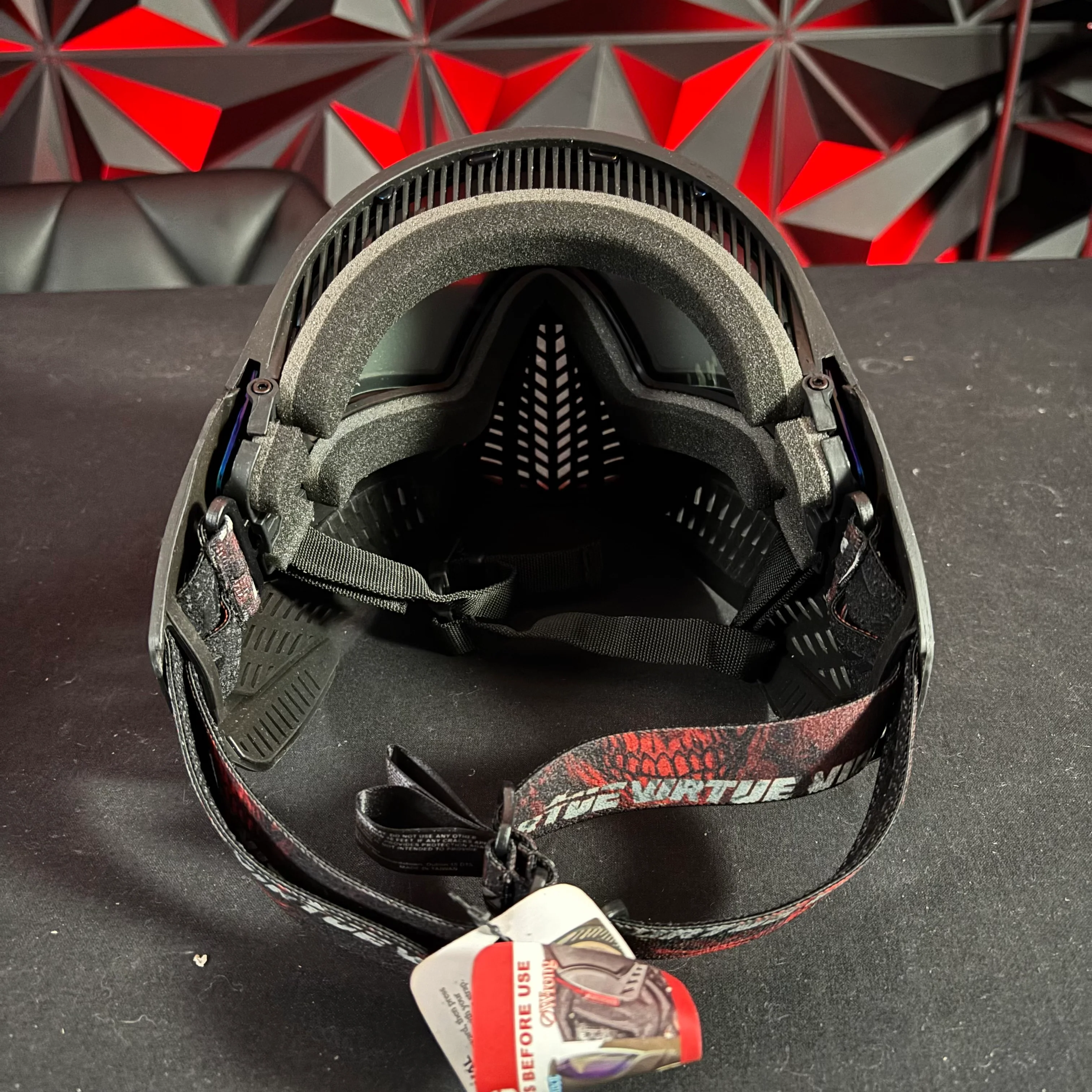 Used *Display* Virtue Vio Ascend Paintball Mask - Red Skull LE - Image 5