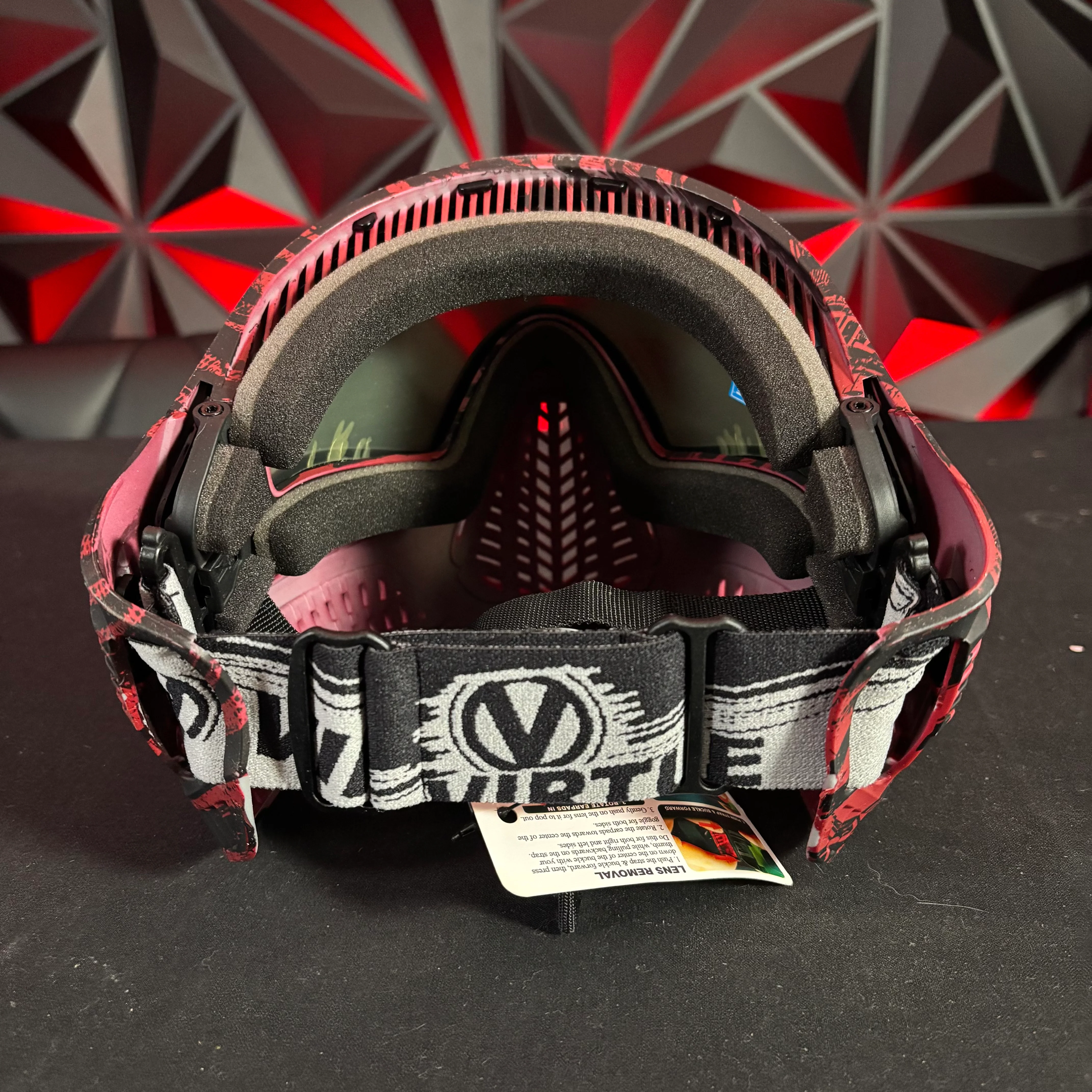 Used *Display* Virtue Vio Ascend Paintball Mask - Graphic Red - Image 3