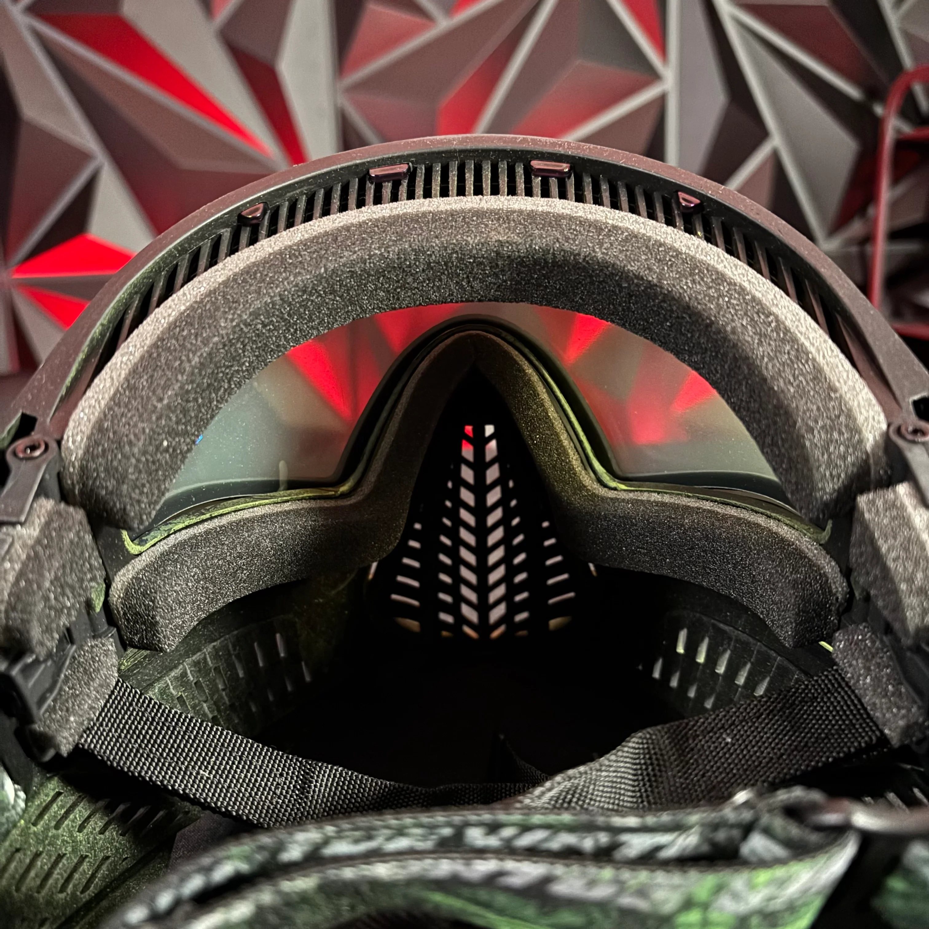 Used *Display* Virtue Vio Ascend Paintball Mask - Acid Skull - Image 4